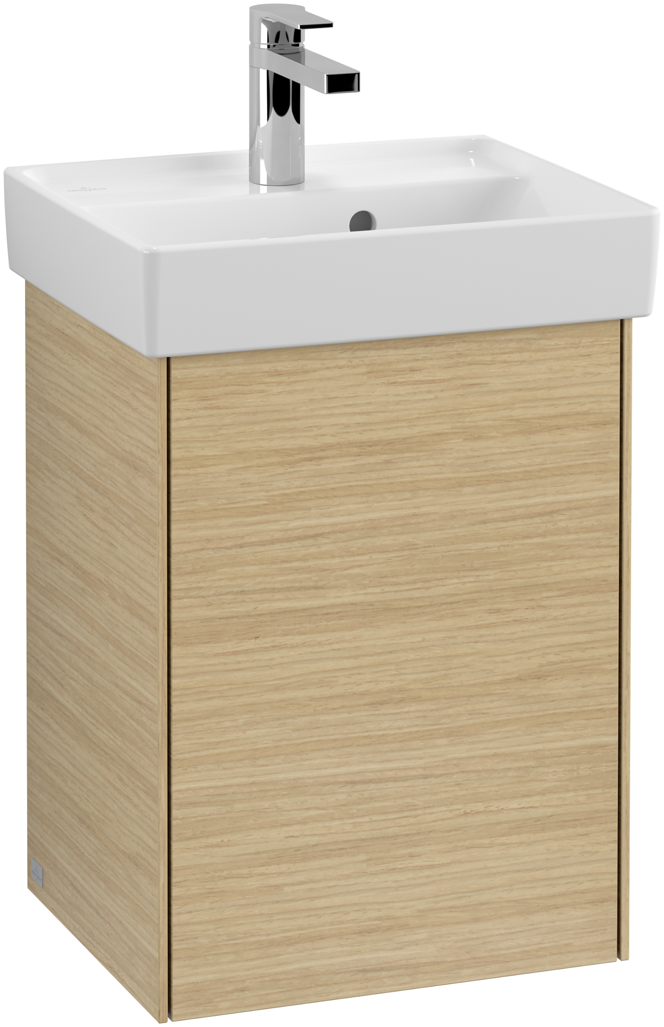 Villeroy & Boch Collaro Skåp till tvättställ, 1 dörr, 410x546x344mm, Kropp: Nordic Oak, Framsida: Nordic Oak
