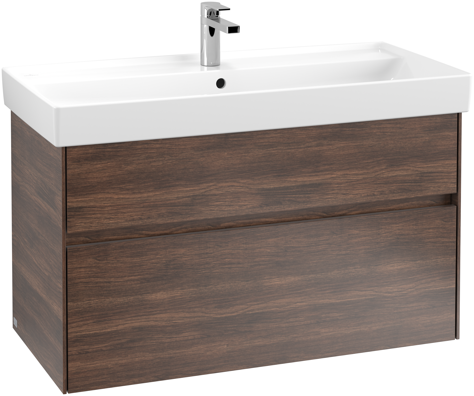 Villeroy & Boch Collaro Vanity unit, with lighting, 2 pull-out compartments, 954x546x444mm, Body: Arizona Oak, Front: Arizona Oak