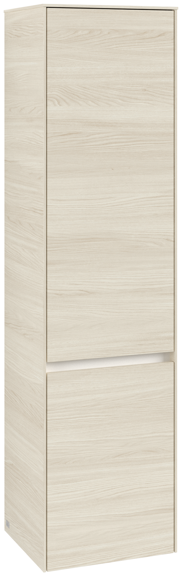 Villeroy & Boch Collaro Armadio a colonna, 2 ante, 404x1538x349mm, Corpo: White Oak, Fronte: White Oak