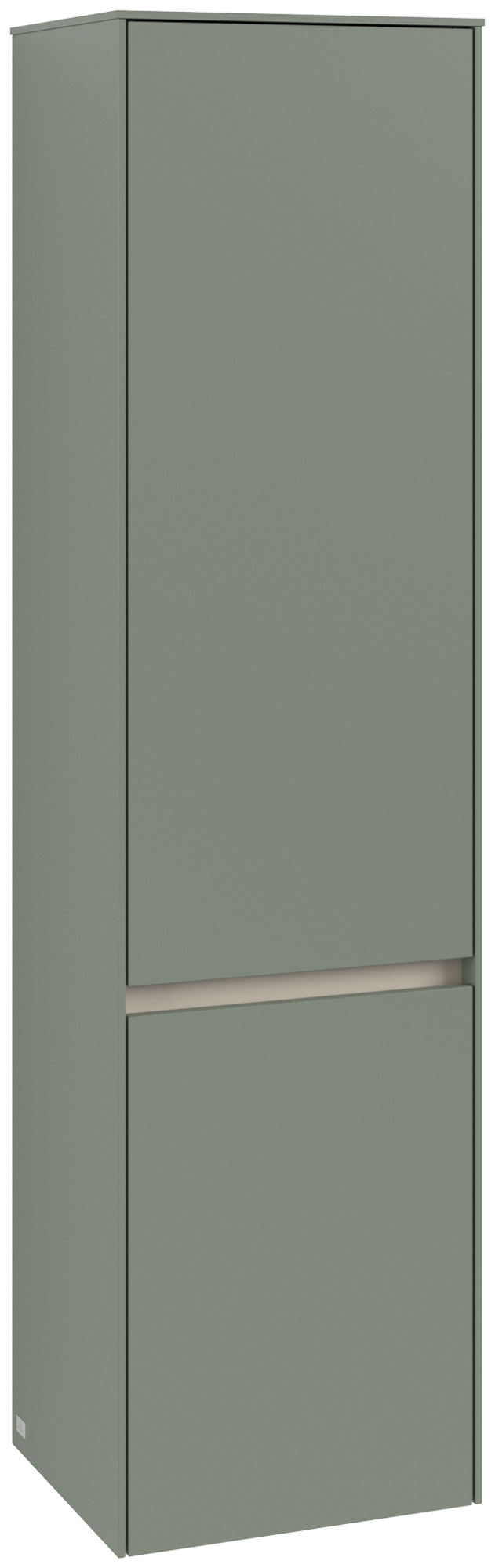 Villeroy & Boch Collaro Armadio a colonna, 2 ante, 404x1538x349mm, Corpo: Soft Green, Fronte: Soft Green