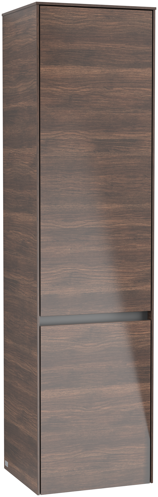 Villeroy & Boch Collaro Tall cabinet, 2 doors, 404x1538x349mm, Body: Arizona Oak, Front: Arizona Oak