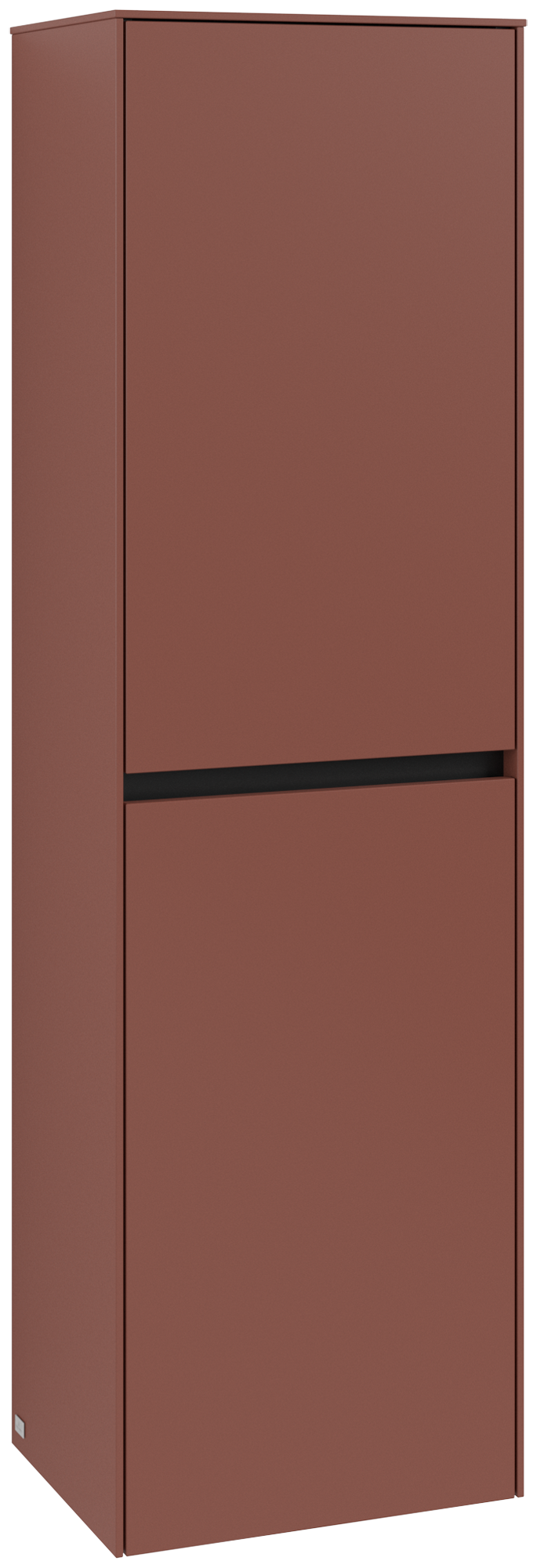 Villeroy & Boch Collaro Armadio a colonna, 2 ante, 454x1538x347mm, Corpo: Wine Red, Fronte: Wine Red