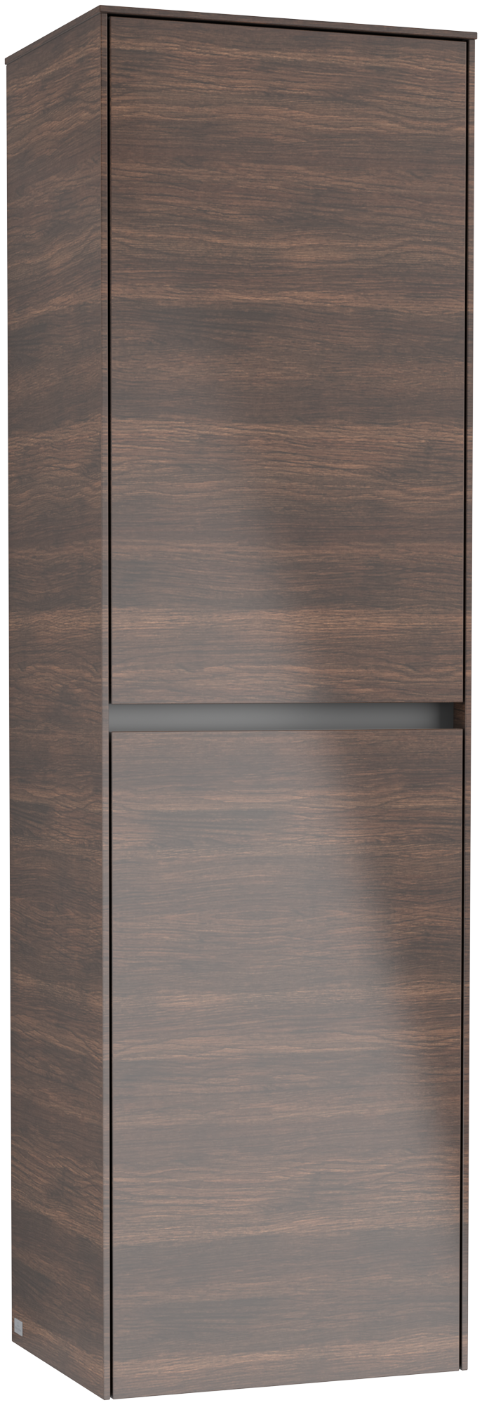 Villeroy & Boch Collaro Tall cabinet, 2 doors, 454x1538x347mm, Body: Arizona Oak, Front: Arizona Oak