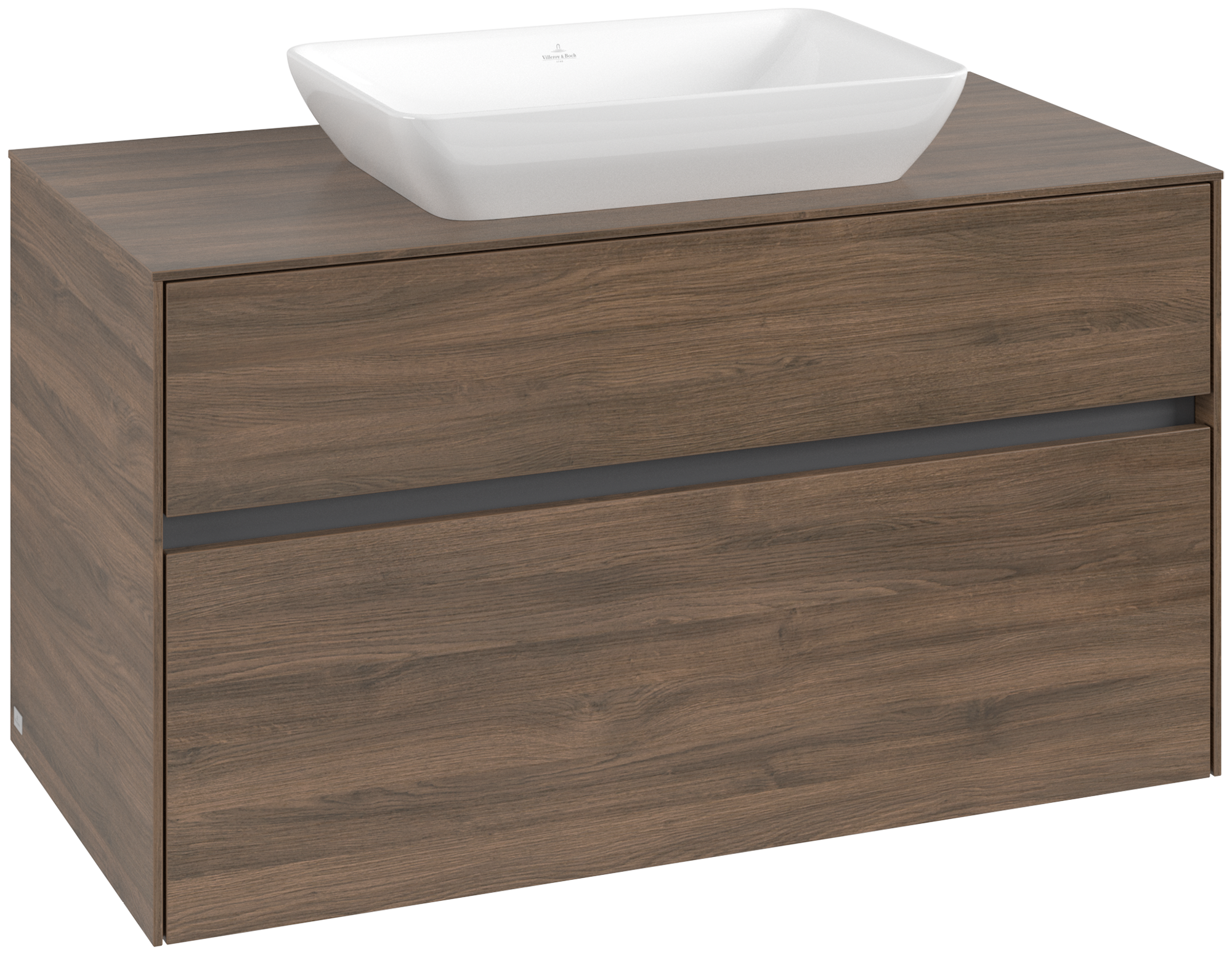 Villeroy & Boch Collaro Vanity unit, 2 pull-out compartments, 1000x548x500mm, Body: Arizona Oak, Front: Arizona Oak