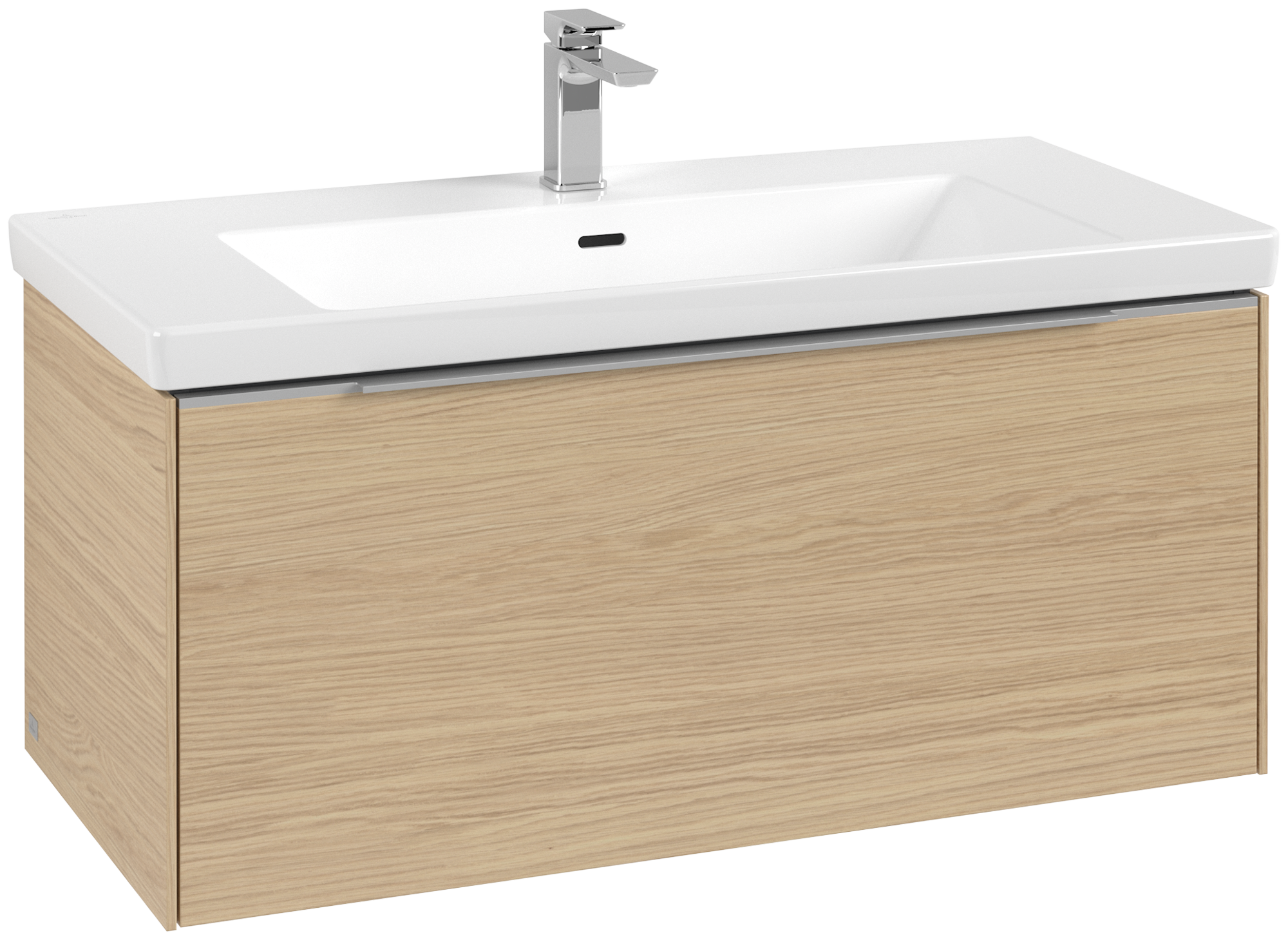 Villeroy & Boch Subway 3.0 Meuble sous plan, 1 tiroir sur rails, 973x429x462mm, Caisson: Nordic Oak, Façade: Nordic Oak