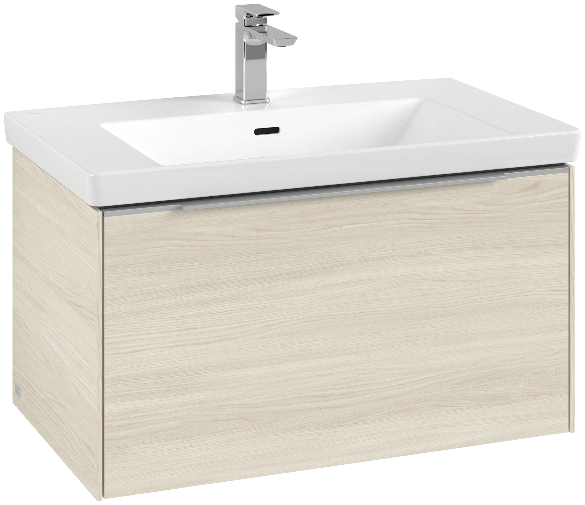 Villeroy & Boch Subway 3.0 Mobile sottolavabo, 1 vano estraibile, 772x429x462mm, Corpo: White Oak, Fronte: White Oak