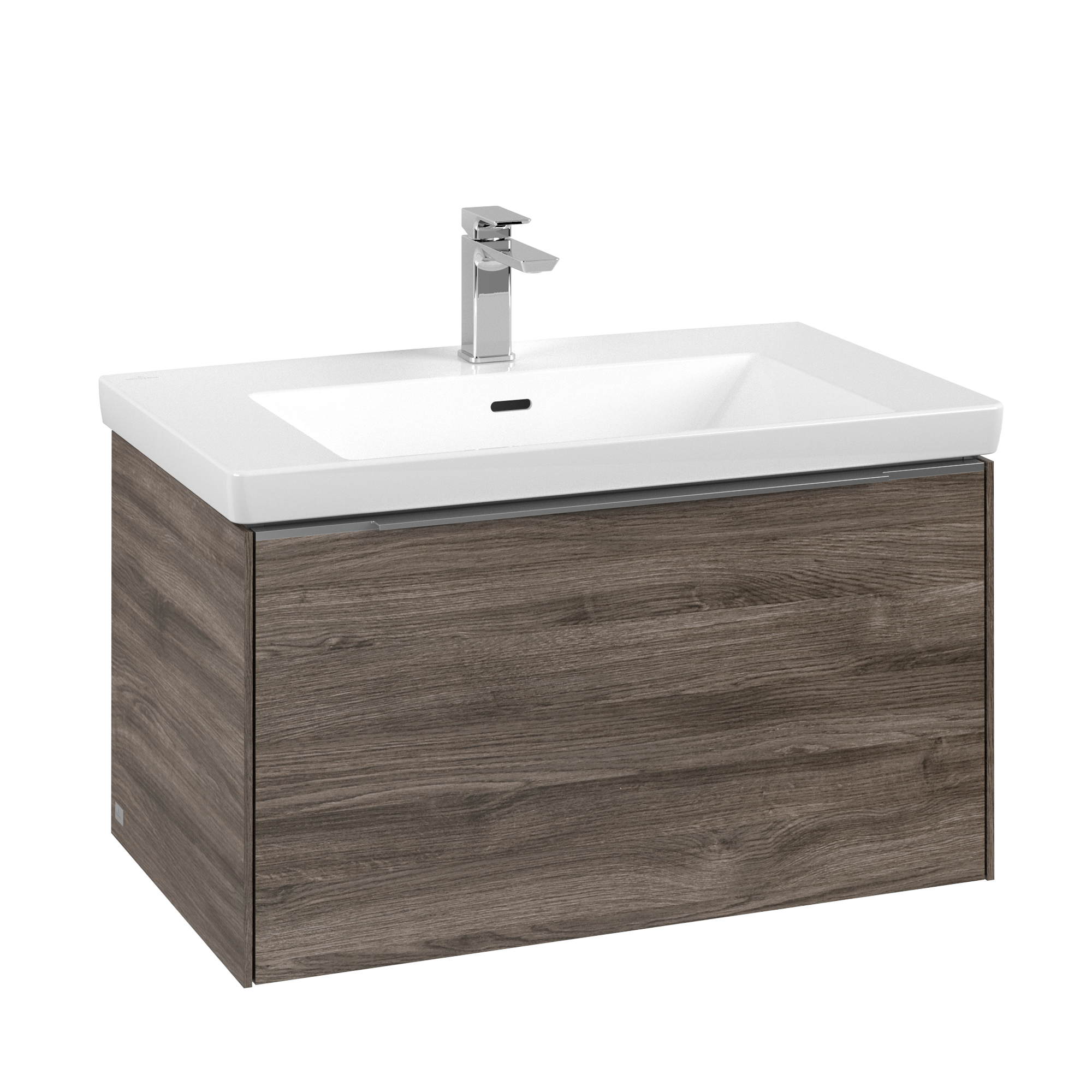 Villeroy & Boch Subway 3.0 Skåp till tvättställ, 1 utdragbart fack, 772x429x462mm, Kropp: Stone Oak, Framsida: Stone Oak