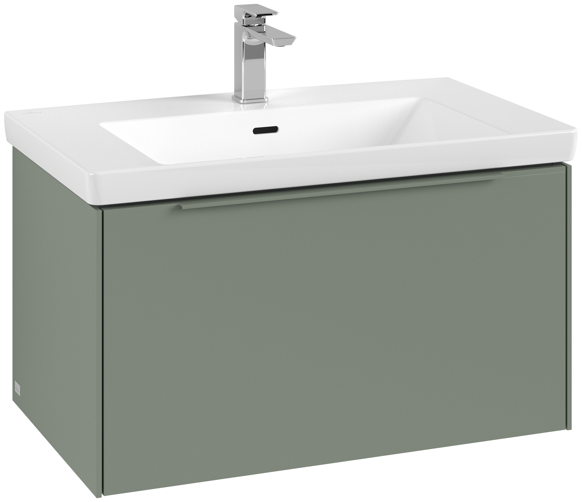 Villeroy & Boch Subway 3.0 Mobile sottolavabo, 1 vano estraibile, 772x429x462mm, Corpo: Soft Green, Fronte: Soft Green