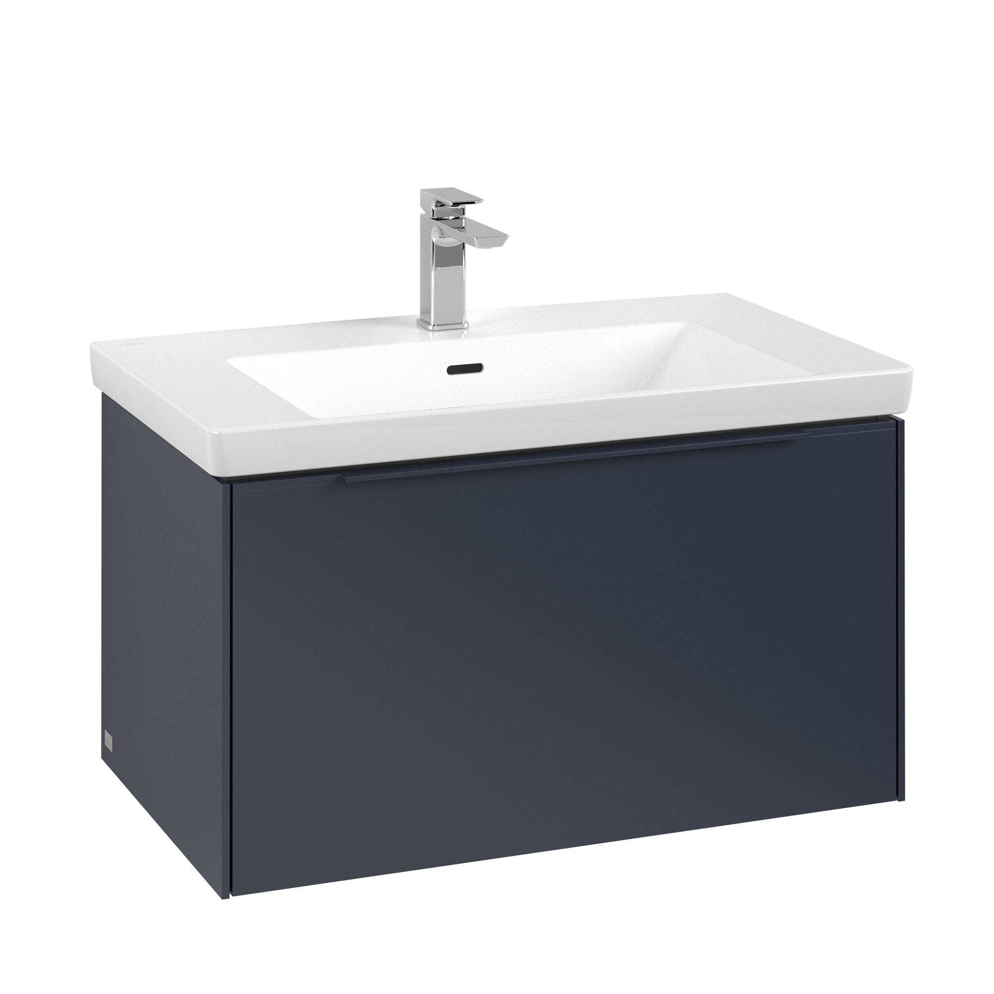 Villeroy & Boch Subway 3.0 Vanity unit, 1 pull-out compartment, 772x429x462mm, Body: Marine Blue, Front: Marine Blue