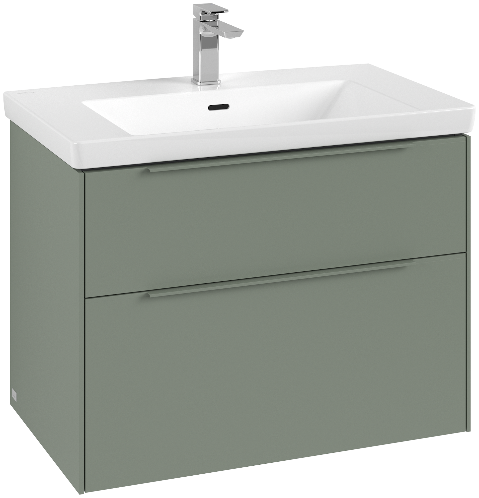 Villeroy & Boch Subway 3.0 Mobile sottolavabo, 2 vani estraibili, 772x576x462mm, Corpo: Soft Green, Fronte: Soft Green