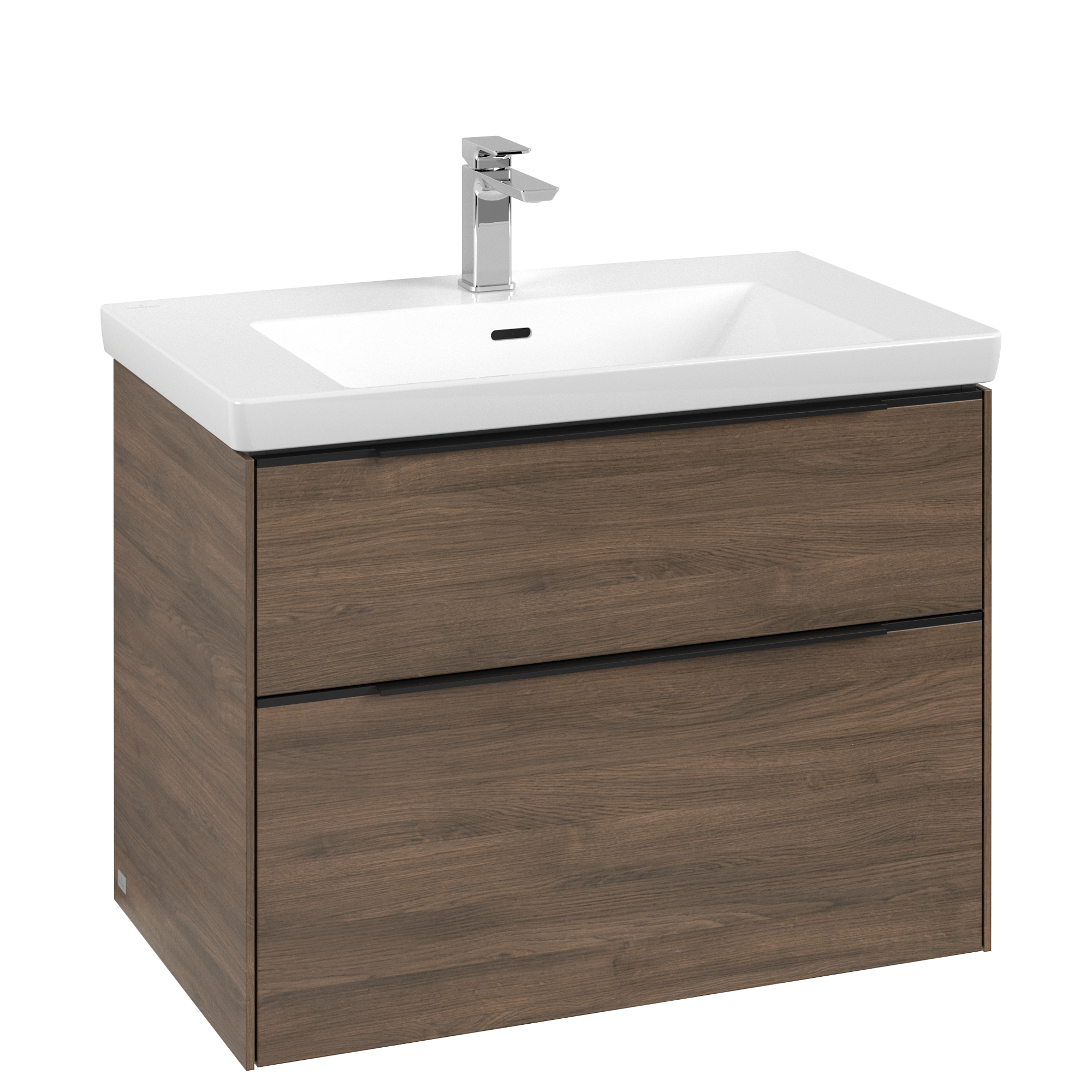 Villeroy & Boch Subway 3.0 Vanity unit, with lighting, 2 pull-out compartments, 772x576x462mm, Body: Arizona Oak, Front: Arizona Oak