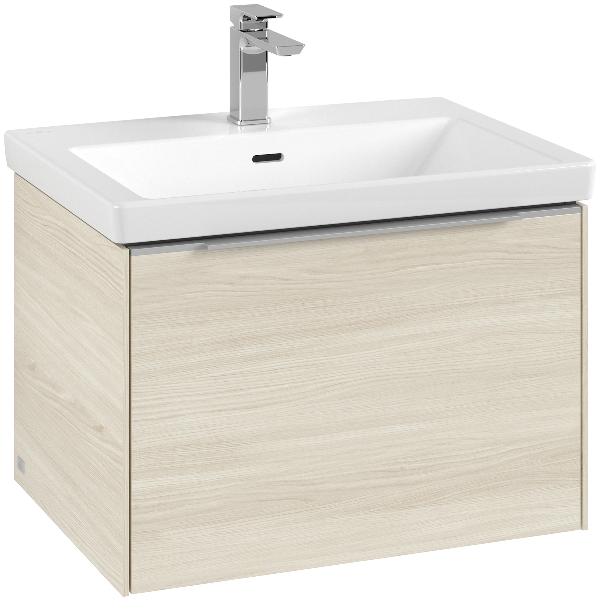 Villeroy & Boch Subway 3.0 Meuble sous plan, 1 tiroir sur rails, 622x429x462mm, Caisson: White Oak, Façade: White Oak