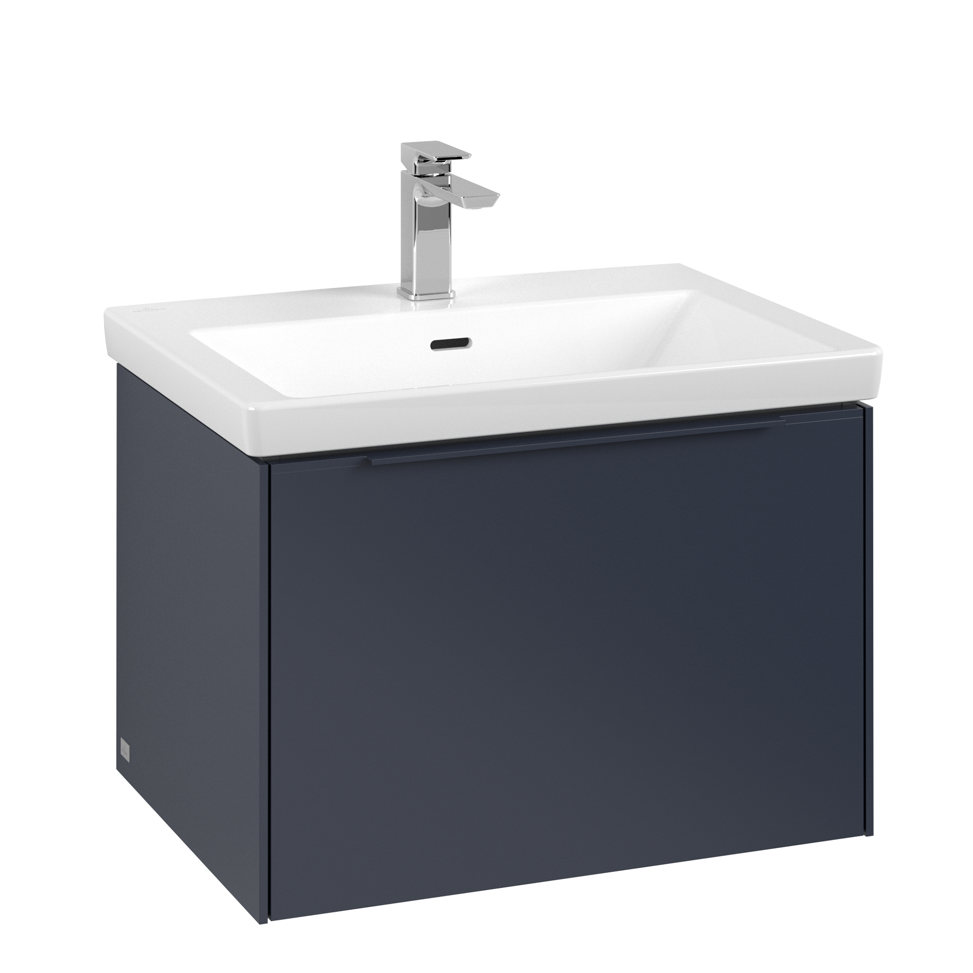 Villeroy & Boch Subway 3.0 Vanity unit, 1 pull-out compartment, 622x429x462mm, Body: Marine Blue, Front: Marine Blue