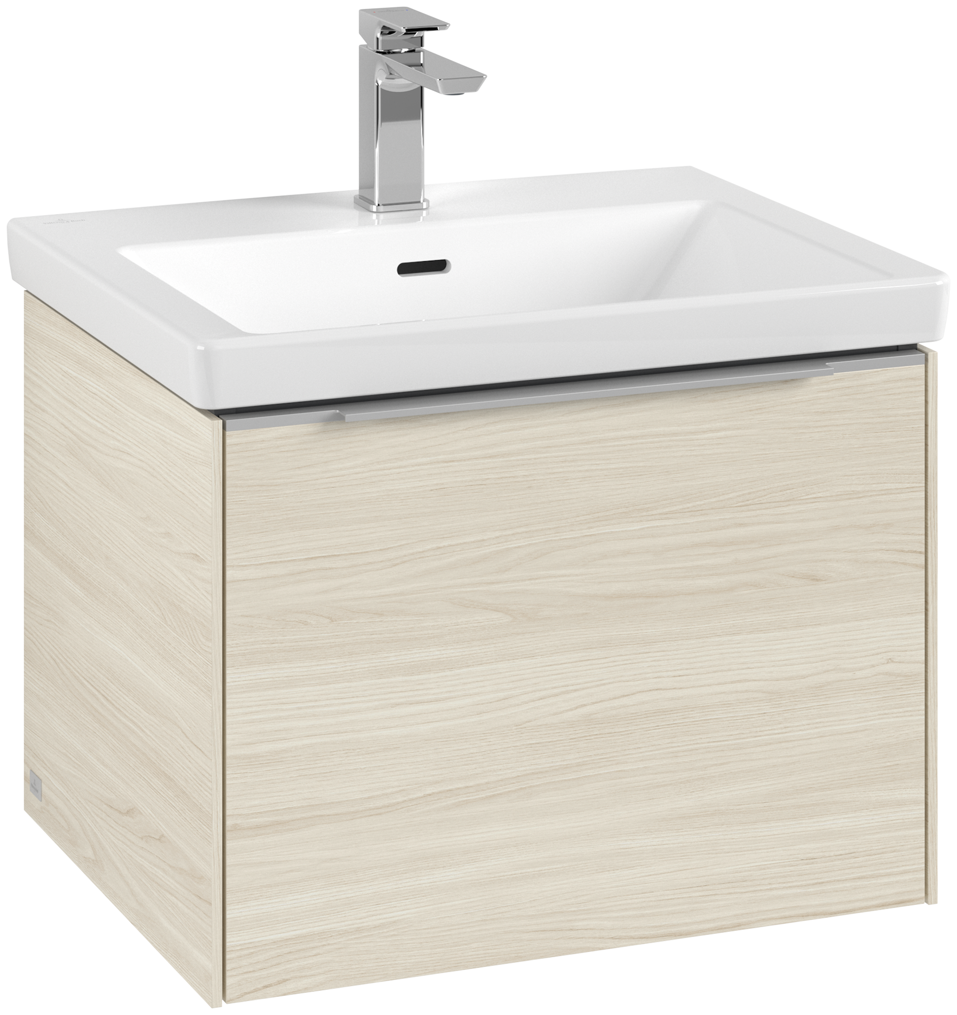 Villeroy & Boch Subway 3.0 Vanity unit, 1 pull-out compartment, 572x429x462mm, Body: White Oak, Front: White Oak