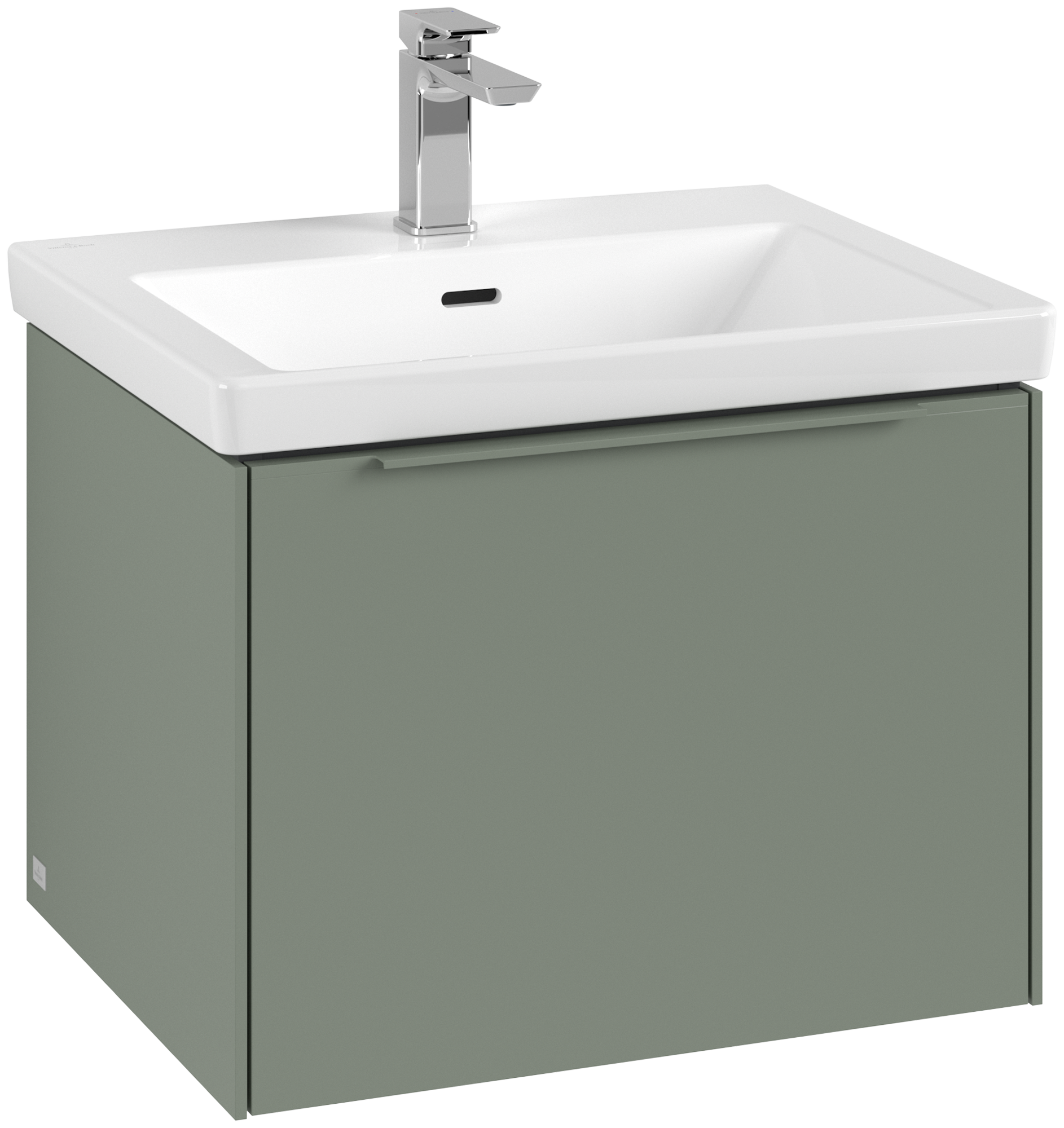 Villeroy & Boch Subway 3.0 Szafka podumywalkowa, 1 element wysuwany, 572x429x462mm, Korpus: Soft Green, Front: Soft Green