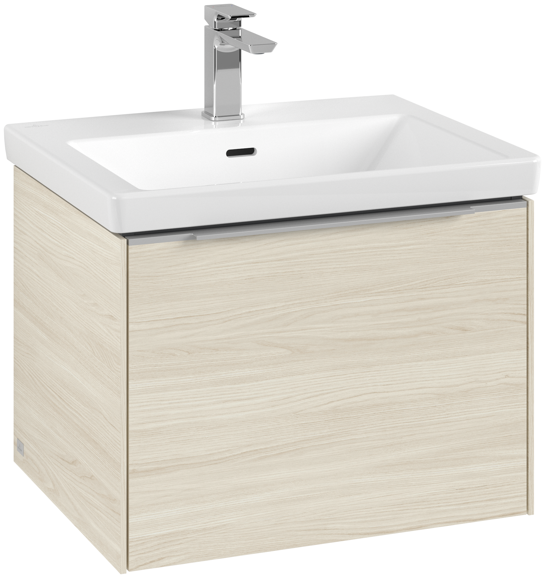 Villeroy & Boch Subway 3.0 Szafka podumywalkowa, z oświetleniem, 1 element wysuwany, 462x429x572mm, Korpus: White Oak, Front: White Oak