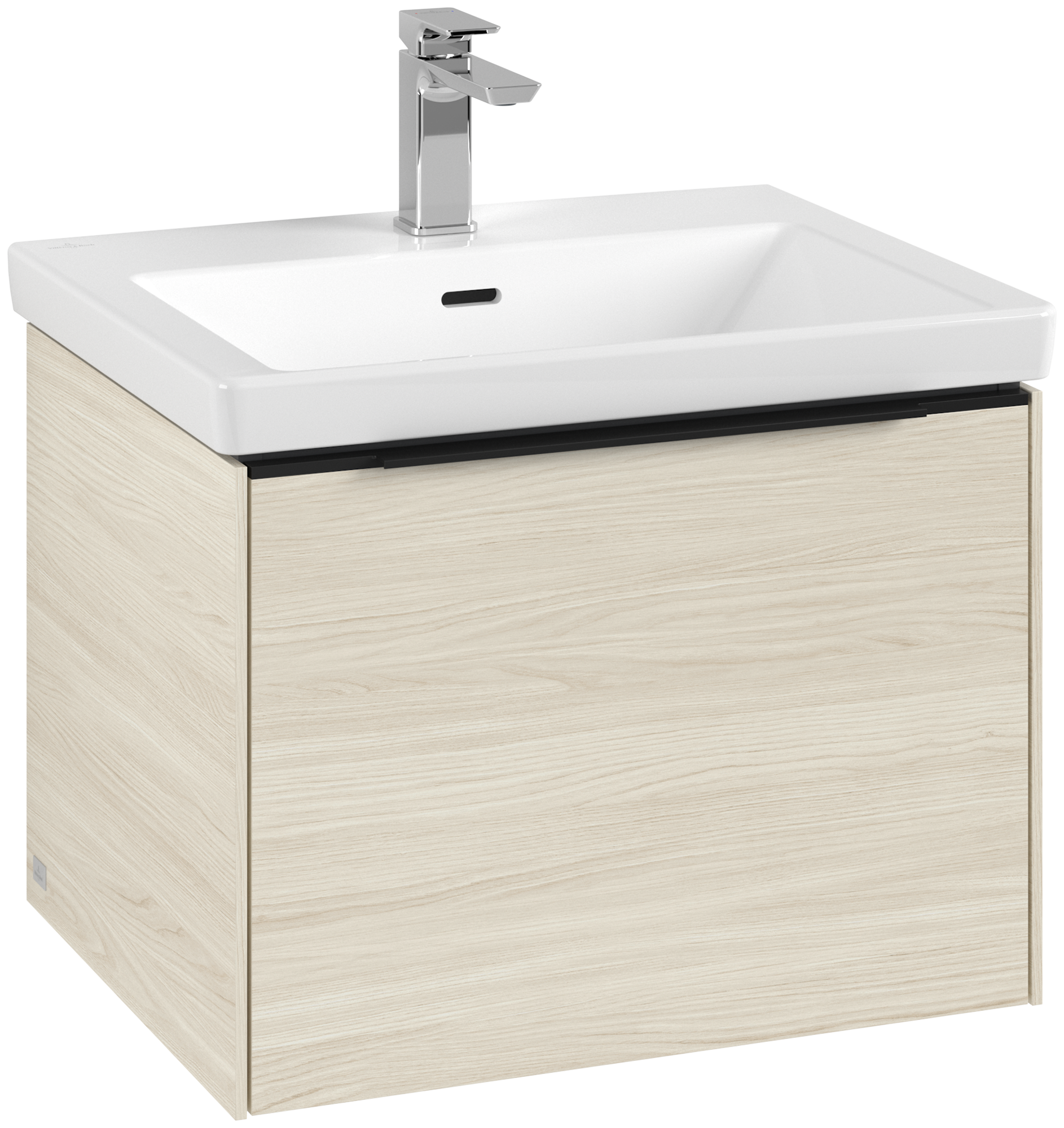 Villeroy & Boch Subway 3.0 Szafka podumywalkowa, z oświetleniem, 1 element wysuwany, 462x429x572mm, Korpus: White Oak, Front: White Oak