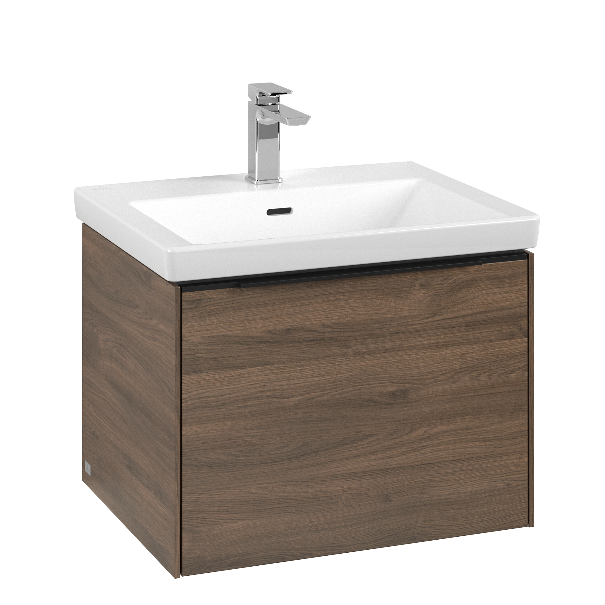 Villeroy & Boch Subway 3.0 Vanity unit, with lighting, 1 pull-out compartment, 462x429x572mm, Body: Arizona Oak, Front: Arizona Oak