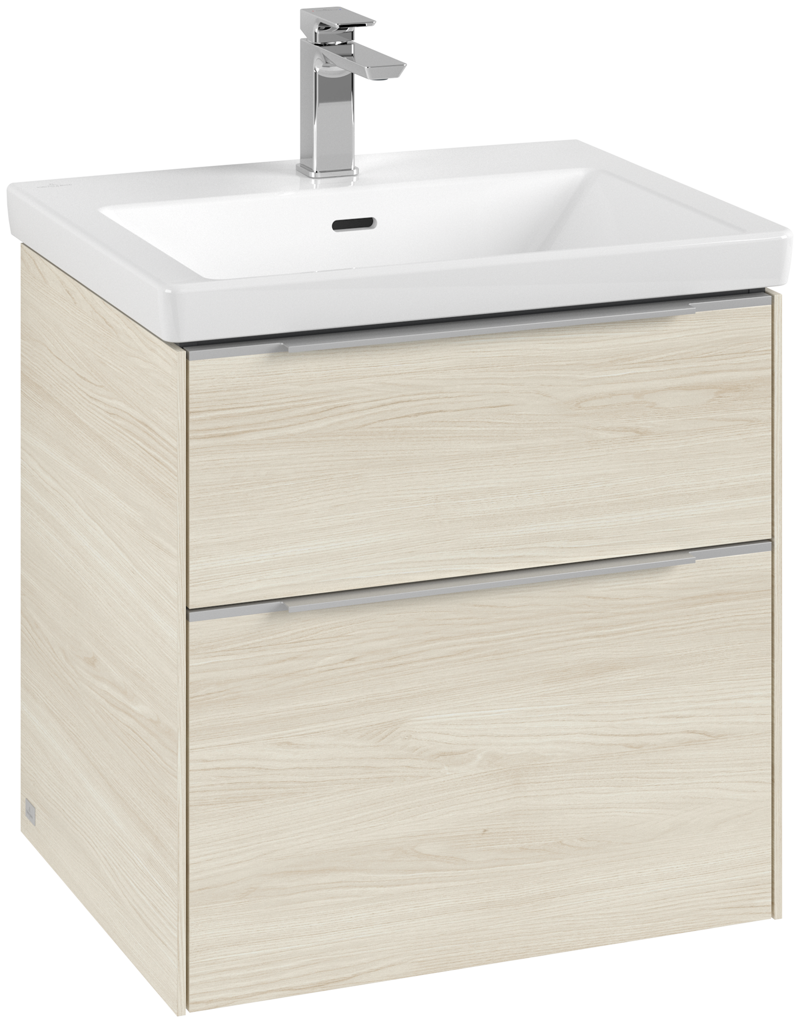 Villeroy & Boch Subway 3.0 Szafka podumywalkowa, z oświetleniem, 2 elementy wysuwane, 572x576x462mm, Korpus: White Oak, Front: White Oak