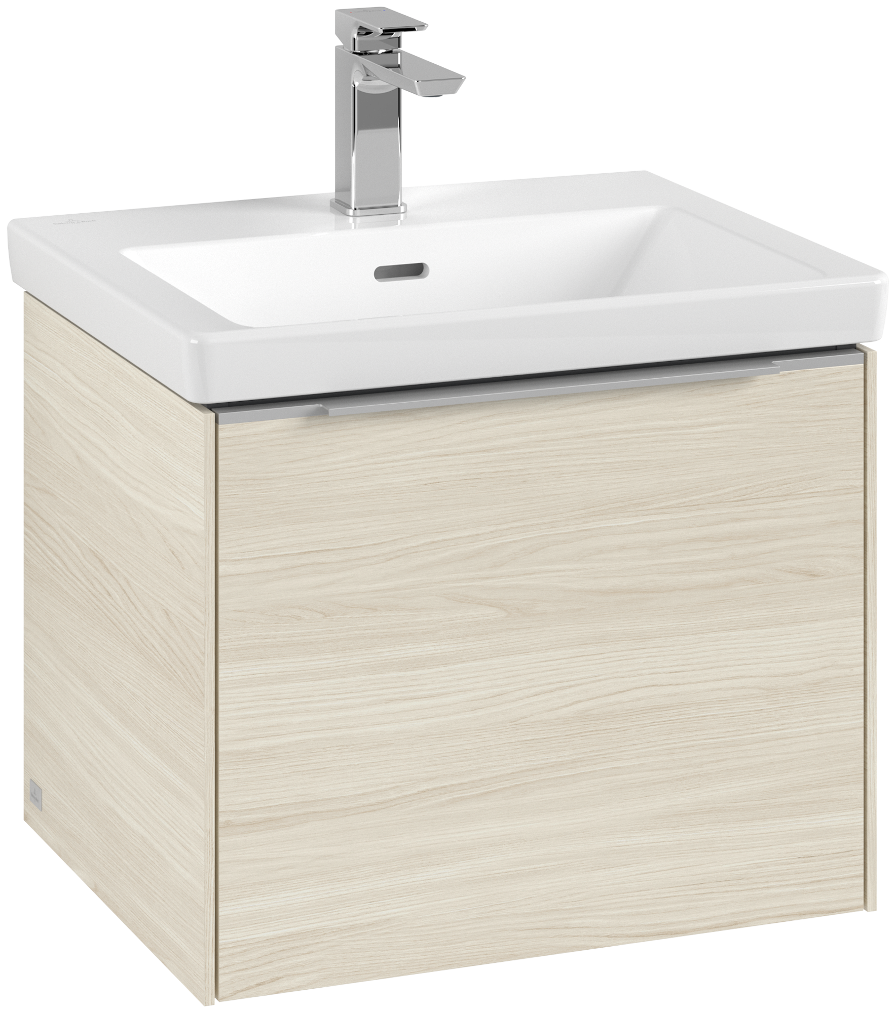 Villeroy & Boch Subway 3.0 Vanity unit, with lighting, 1 pull-out compartment, 523x429x432mm, Body: White Oak, Front: White Oak