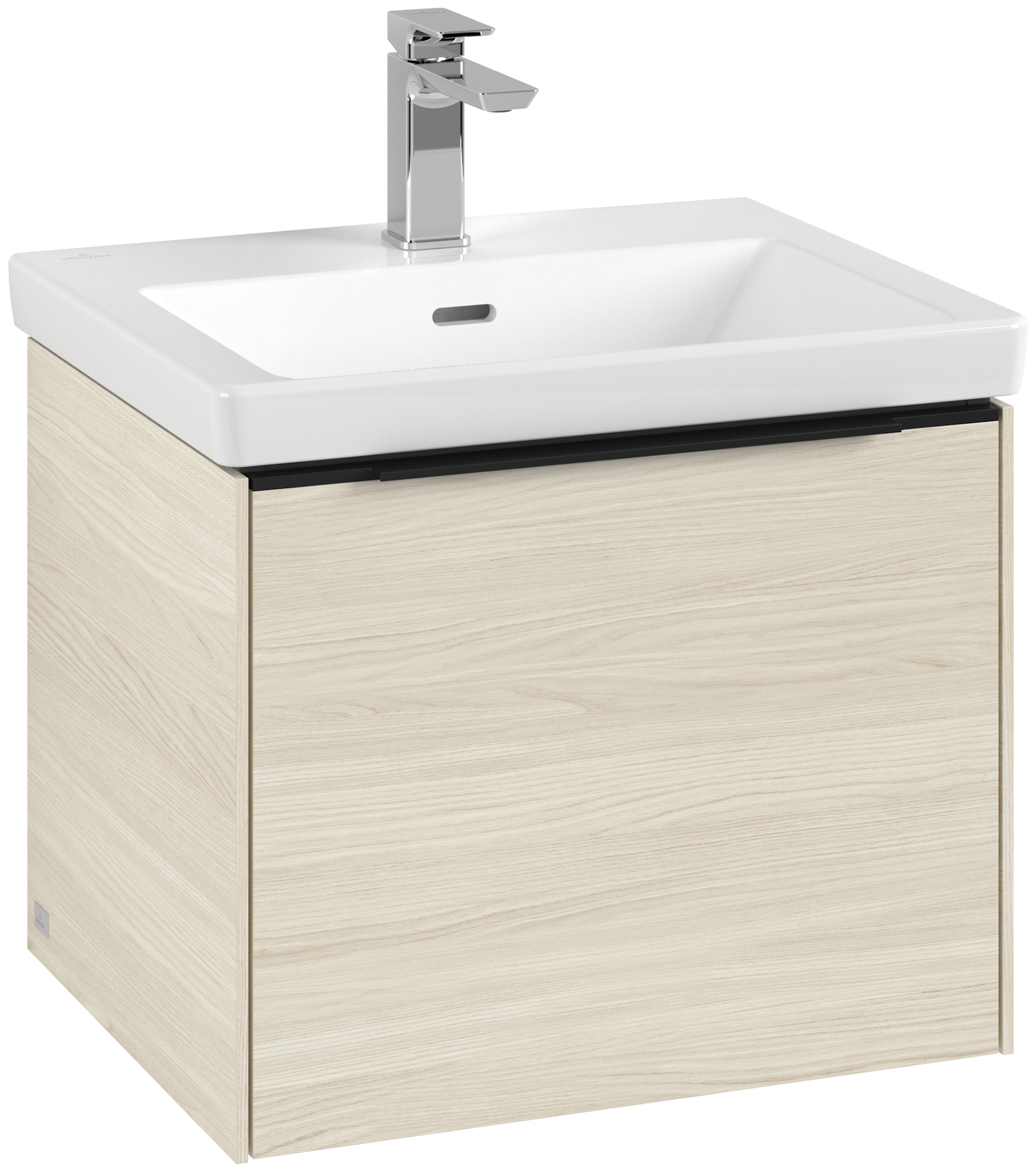 Villeroy & Boch Subway 3.0 Szafka podumywalkowa, z oświetleniem, 1 element wysuwany, 523x429x432mm, Korpus: White Oak, Front: White Oak
