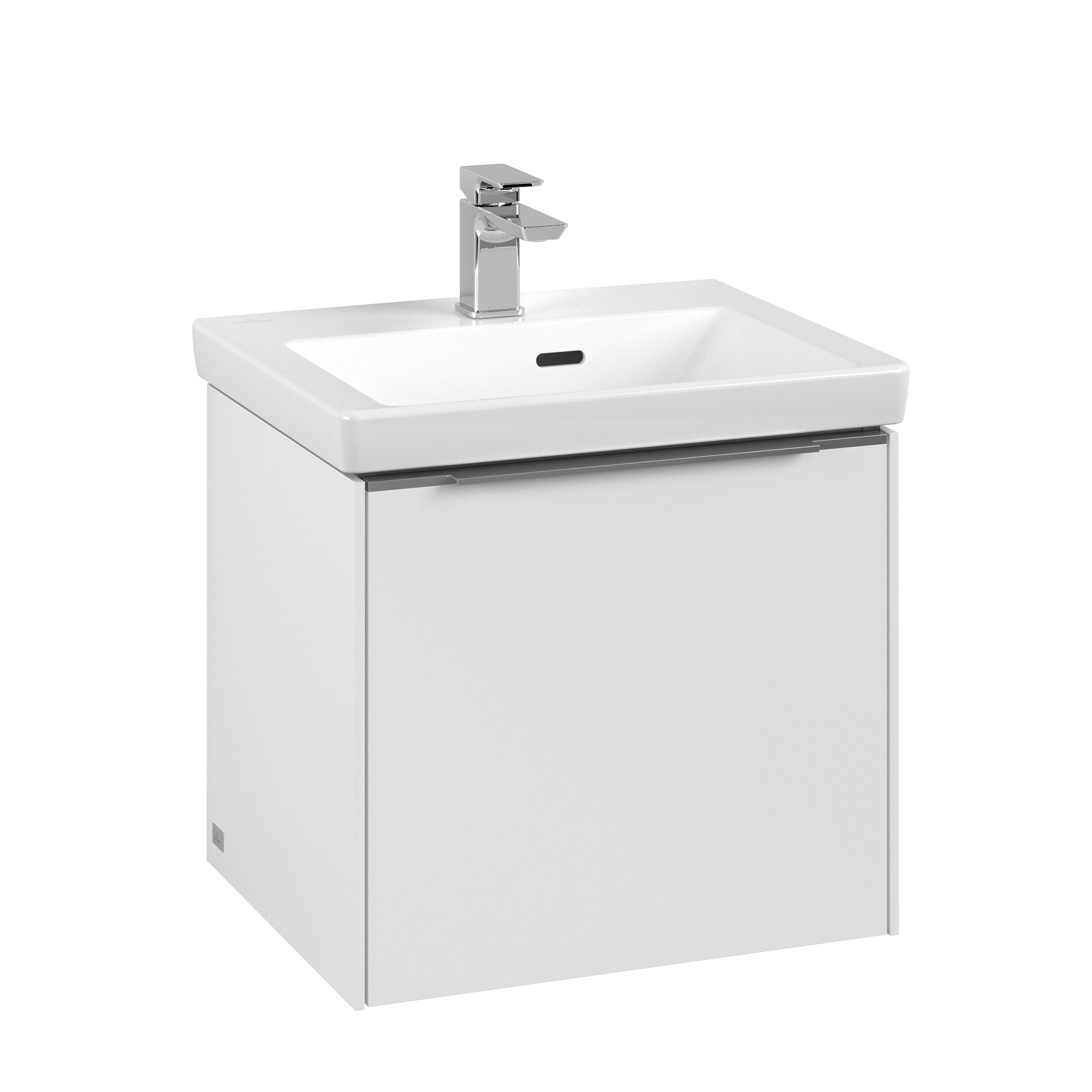 Villeroy & Boch Subway 3.0 Meuble sous plan, 1 tiroir sur rails, 473x429x392mm, Caisson: Pure White, Façade: Pure White
