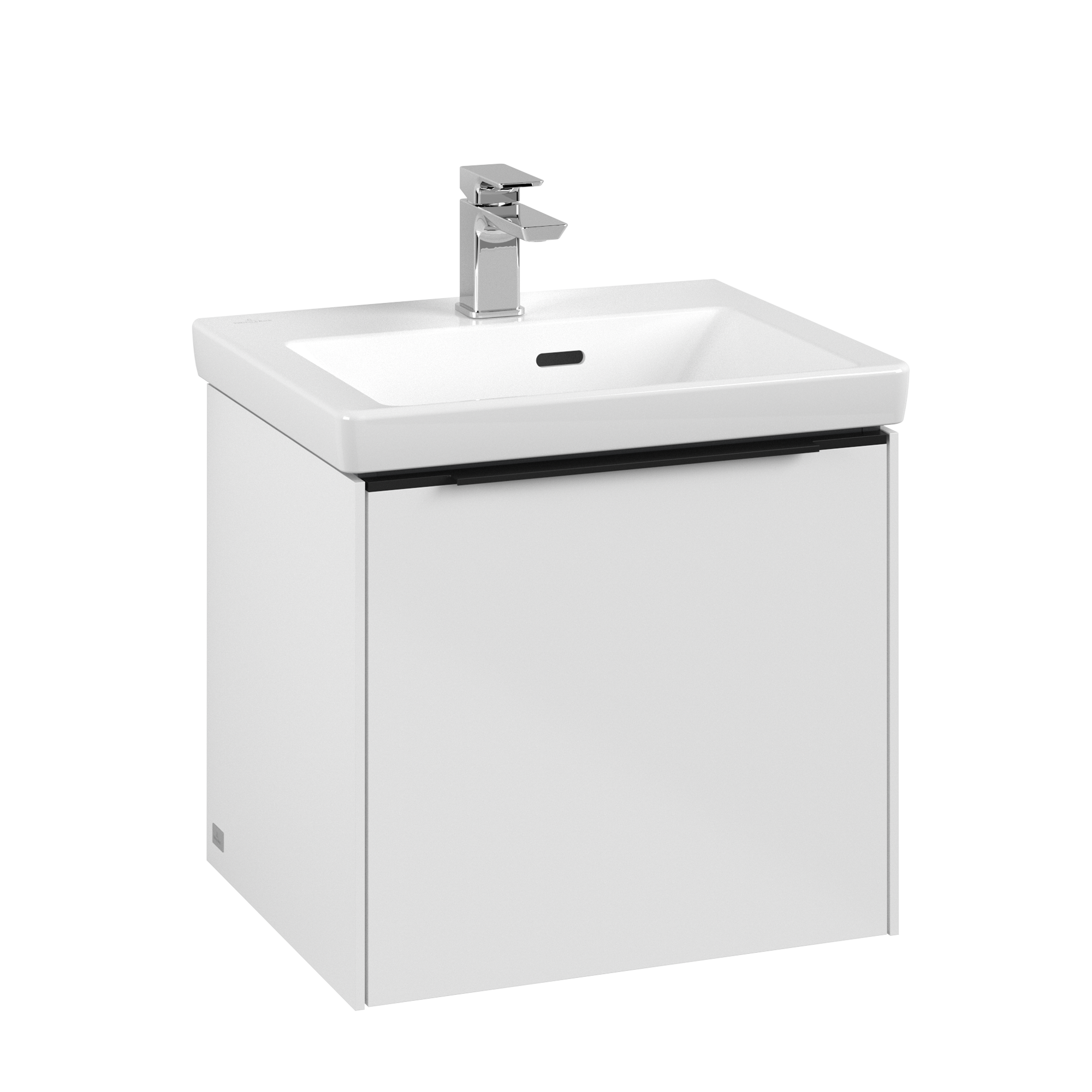 Villeroy & Boch Subway 3.0 Meuble sous plan, 1 tiroir sur rails, 473x429x392mm, Caisson: Brilliant White, Façade: Brilliant White