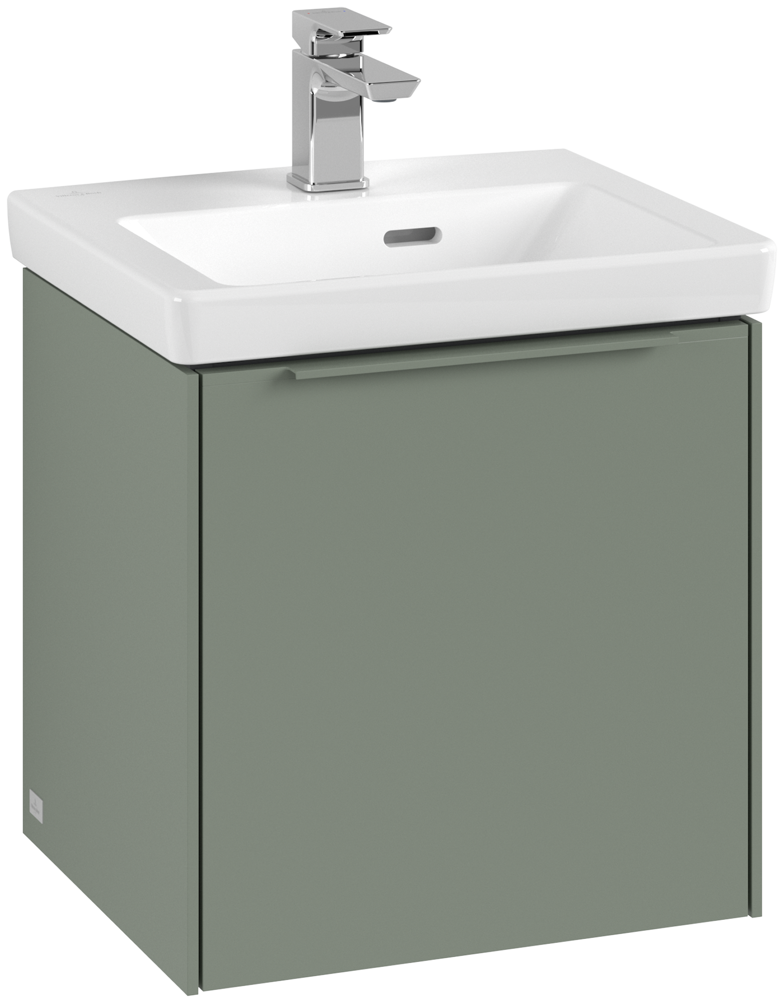 Villeroy & Boch Subway 3.0 Vanity unit, 1 door, 423x429x362mm, Body: Soft Green, Front: Soft Green