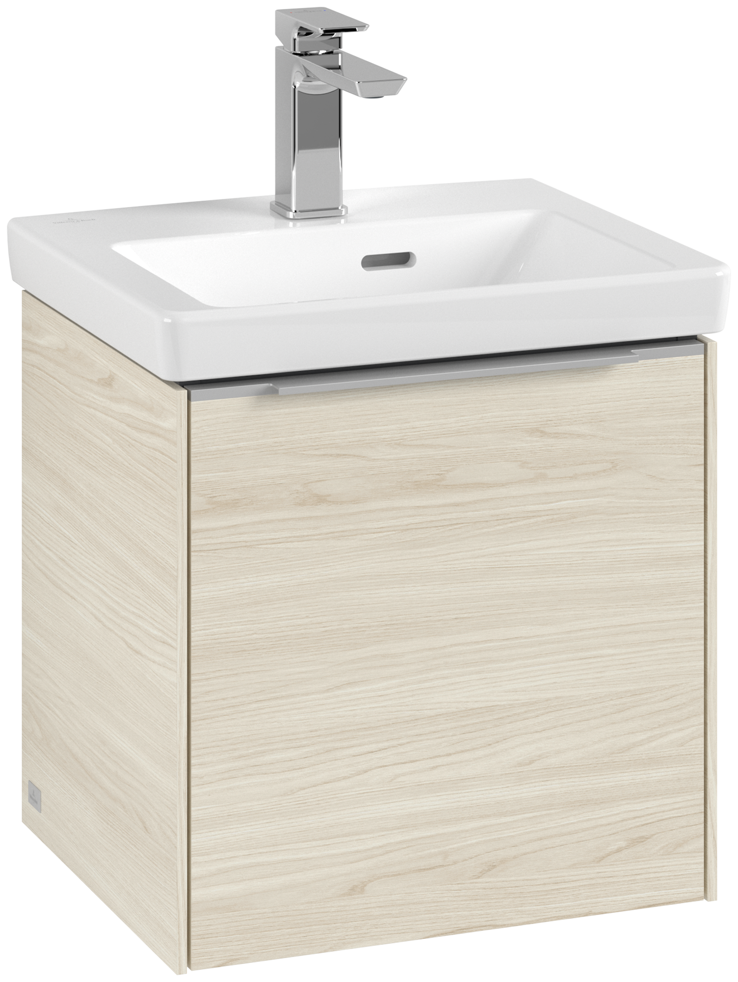 Villeroy & Boch Subway 3.0 Skåp till tvättställ, 1 dörr, 423x429x362mm, Kropp: White Oak, Framsida: White Oak