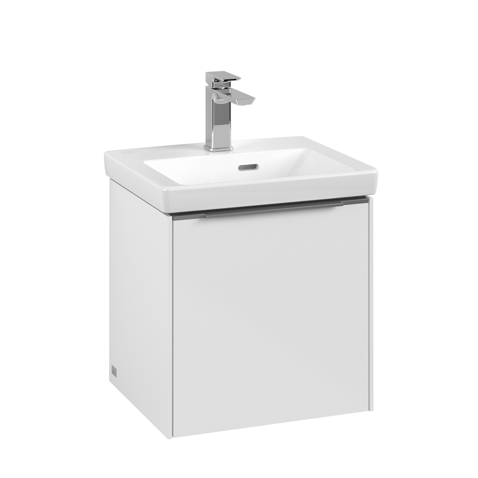 Villeroy & Boch Subway 3.0 Vanity unit, 1 door, 423x429x362mm, Body: Brilliant White, Front: Brilliant White