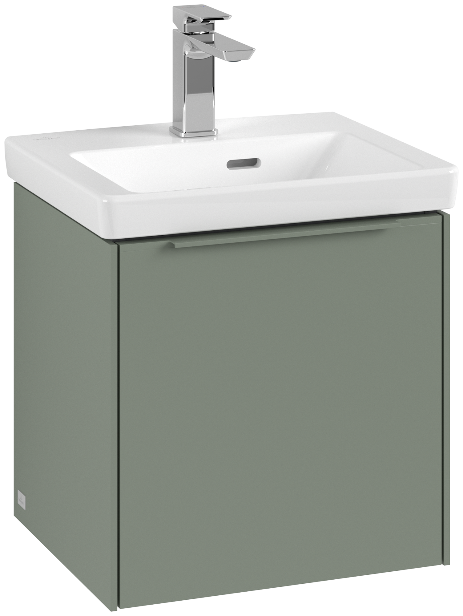 Villeroy & Boch Subway 3.0 Vanity unit, 1 door, 423x429x362mm, Body: Soft Green, Front: Soft Green