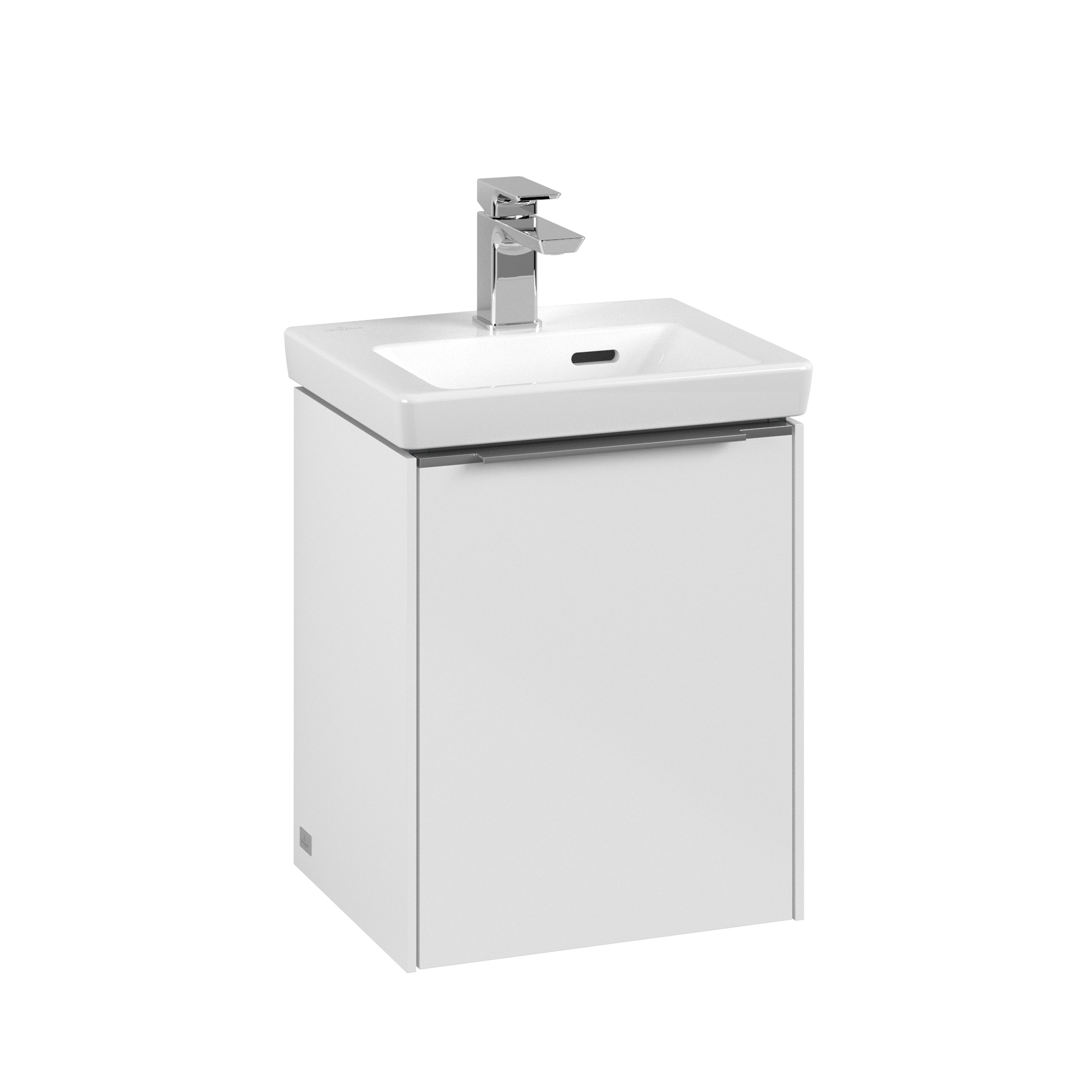 Villeroy & Boch Subway 3.0 Vanity unit, 1 door, 351x429x293mm, Body: Brilliant White, Front: Brilliant White