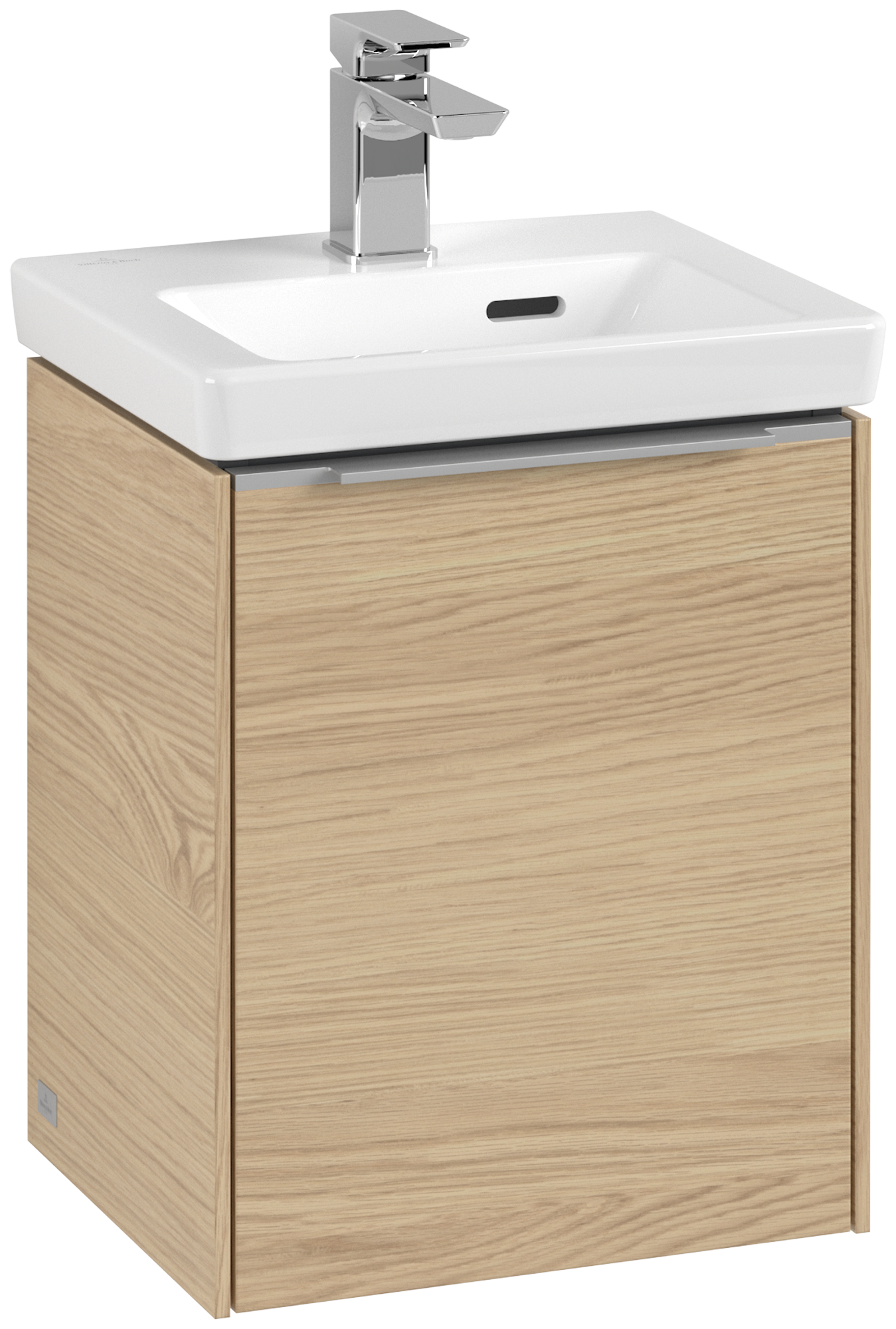 Villeroy & Boch Subway 3.0 Vanity unit, 1 door, 351x429x293mm, Body: Nordic Oak, Front: Nordic Oak