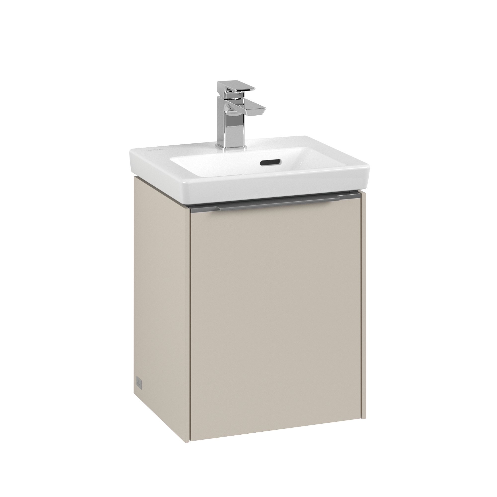 Villeroy & Boch Subway 3.0 Meuble sous plan, 1 porte, 351x429x293mm, Caisson: Cashmere Grey, Façade: Cashmere Grey