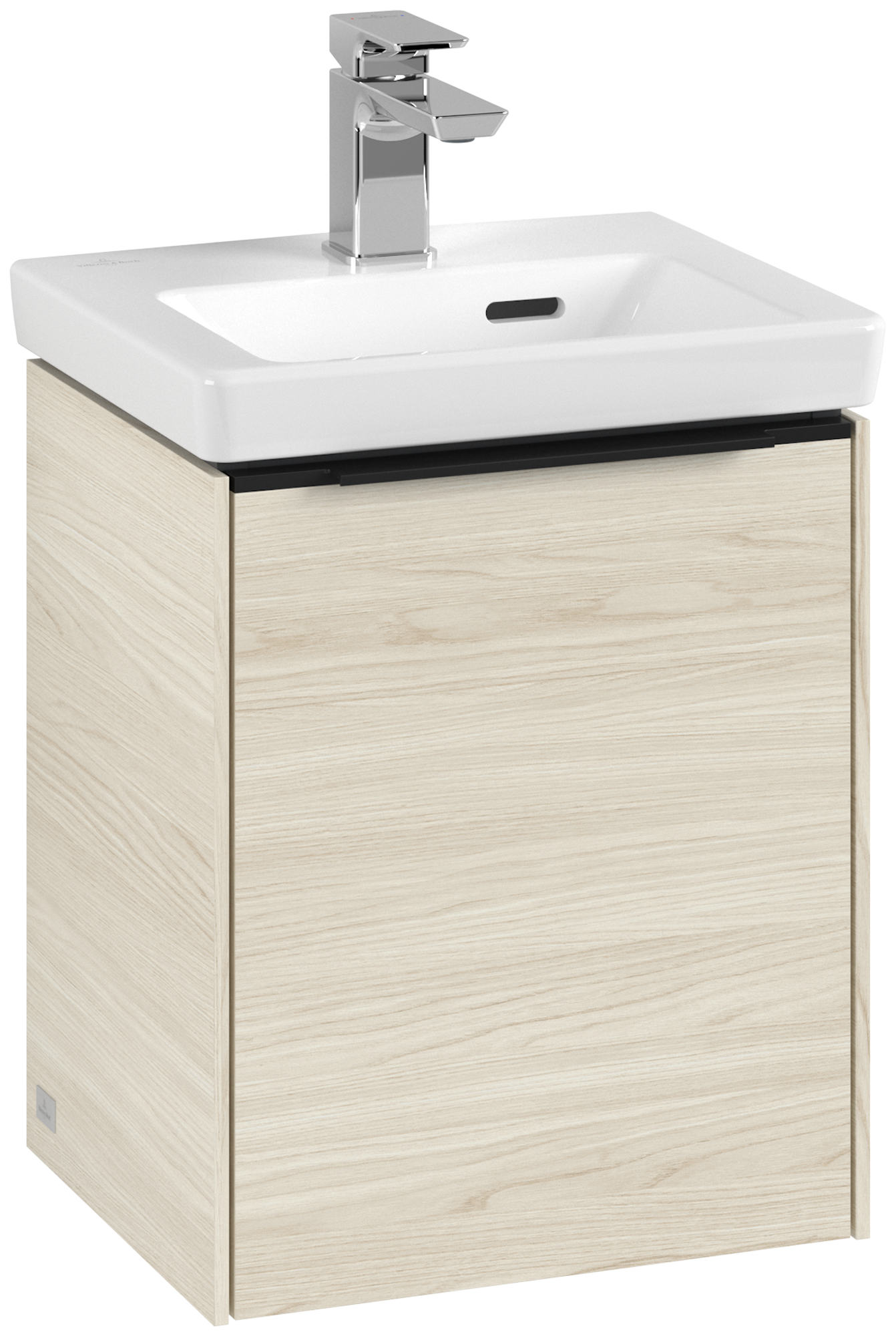 Villeroy & Boch Subway 3.0 Meuble sous plan, 1 porte, 351x429x293mm, Caisson: White Oak, Façade: White Oak