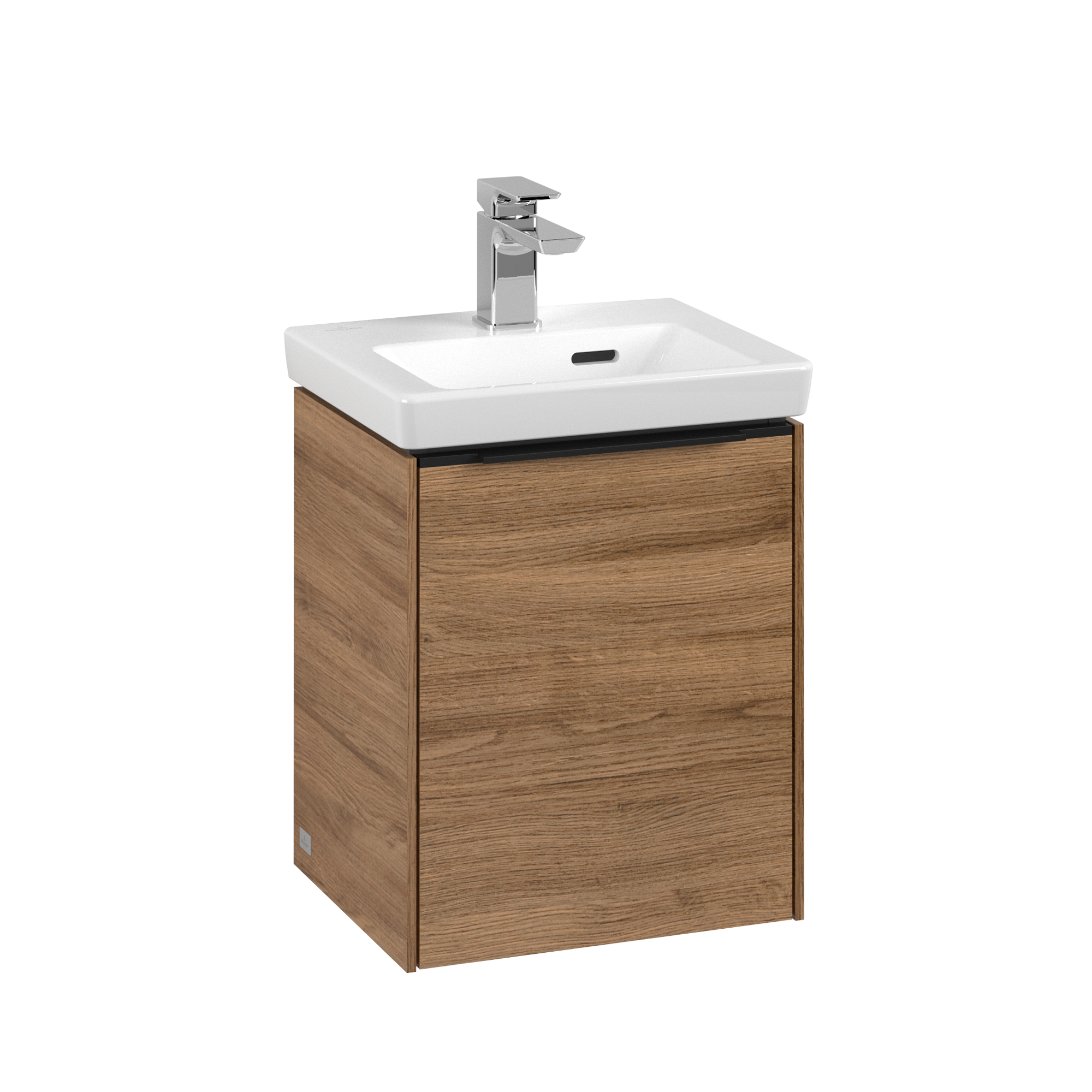 Villeroy & Boch Subway 3.0 Vanity unit, 1 door, 351x429x293mm, Body: Oak Kansas, Front: Oak Kansas