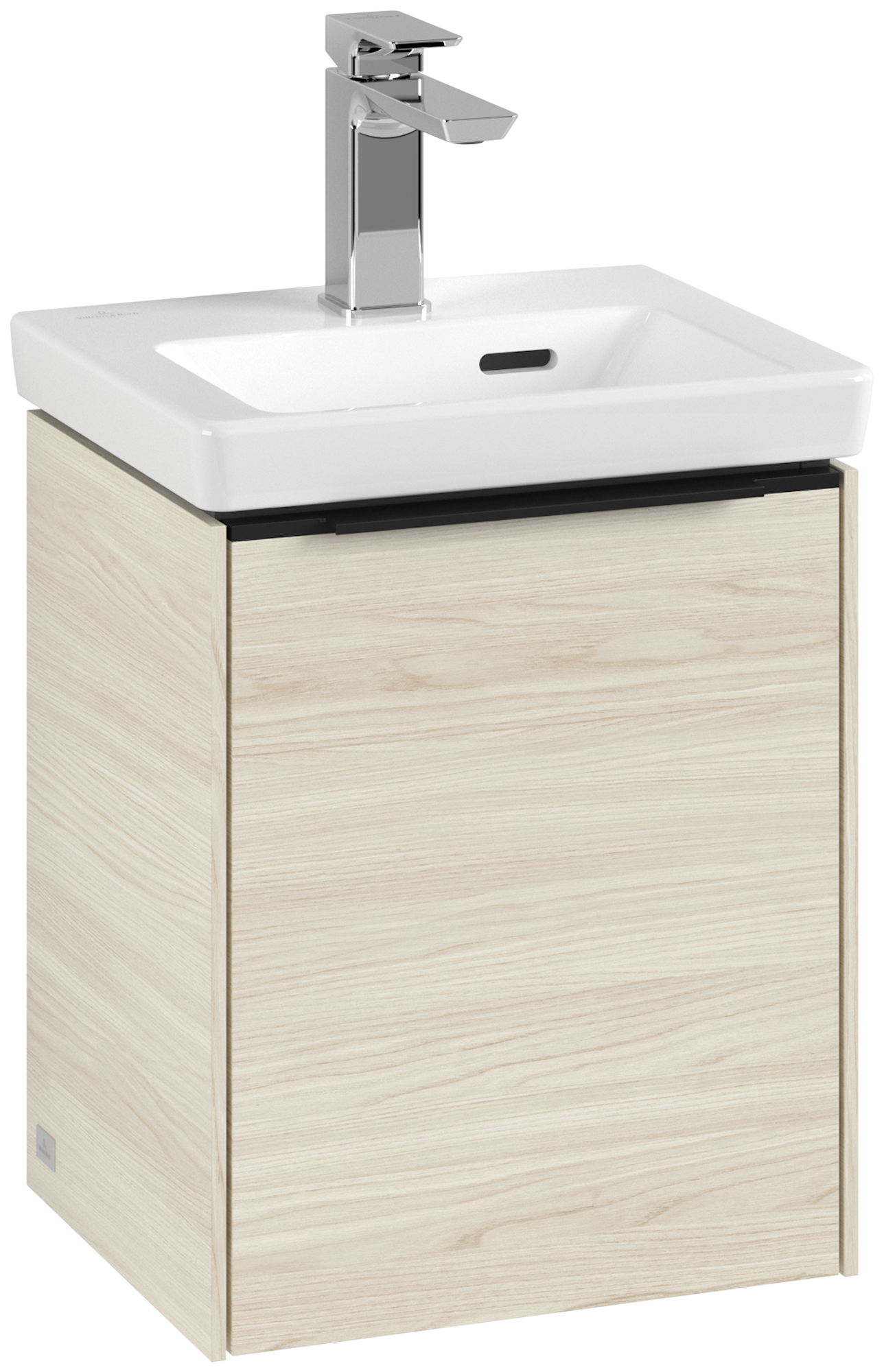 Villeroy & Boch Subway 3.0 Meuble sous plan, 1 porte, 351x429x293mm, Caisson: White Oak, Façade: White Oak