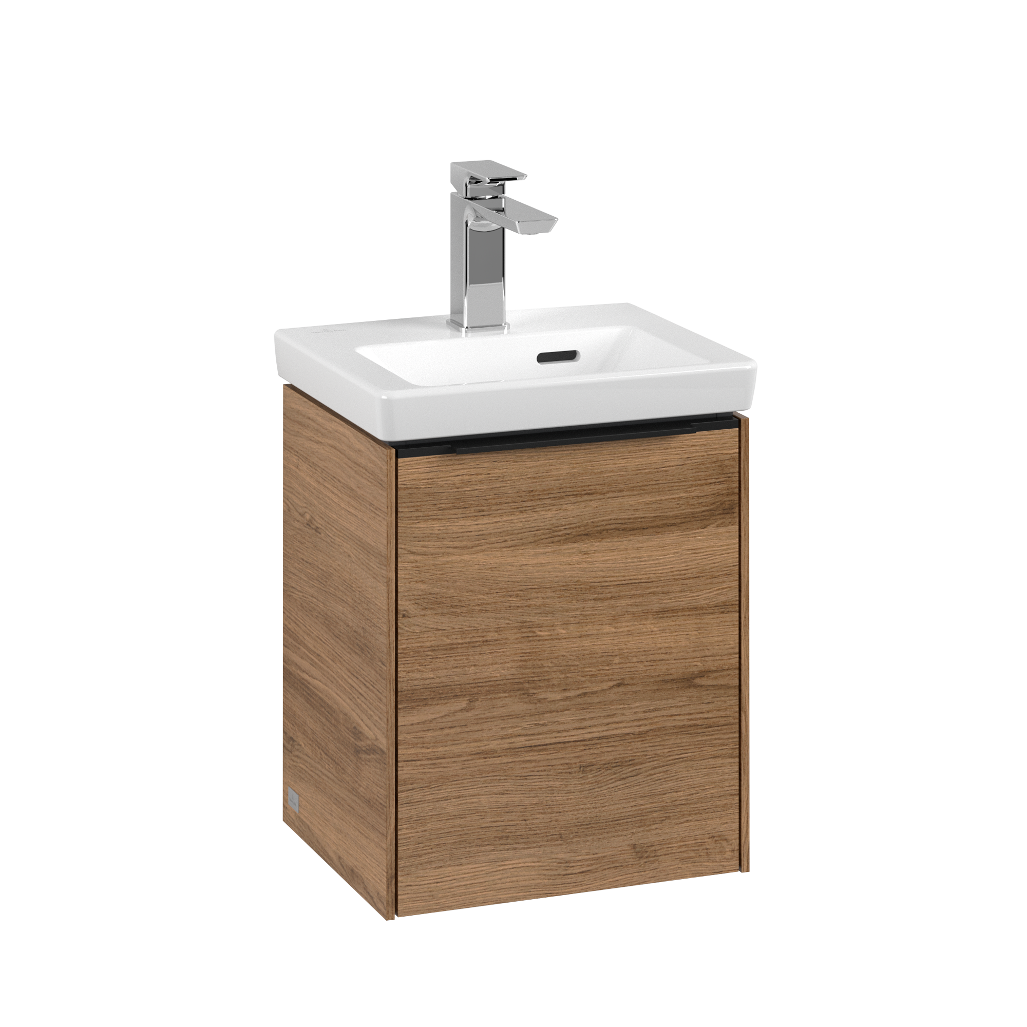 Villeroy & Boch Subway 3.0 Vanity unit, 1 door, 351x429x293mm, Body: Oak Kansas, Front: Oak Kansas