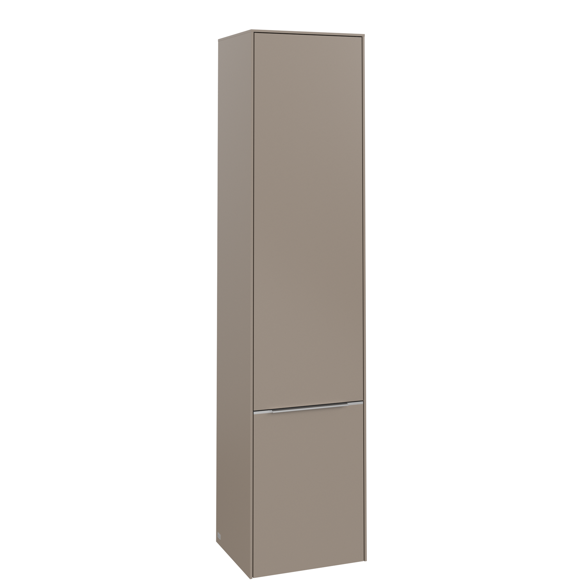 Villeroy & Boch Subway 3.0 Hochschrank, 2 Türen, 400x1710x346mm, Korpus: Taupe, Front: Taupe