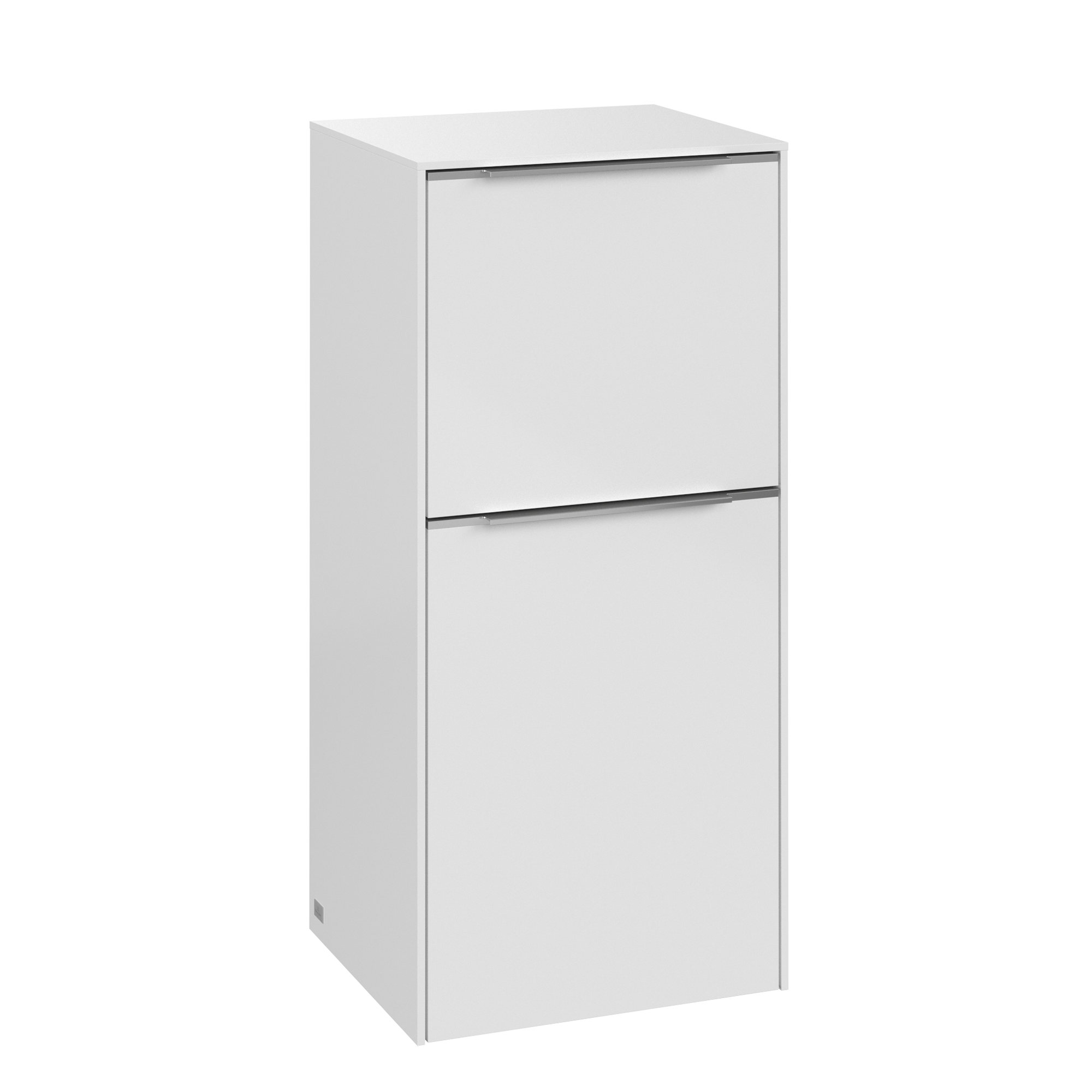 Villeroy & Boch Subway 3.0 Side cabinet, 1 pull-out compartment, 1 door, 400x860x346mm, Body: Brilliant White, Front: Brilliant White