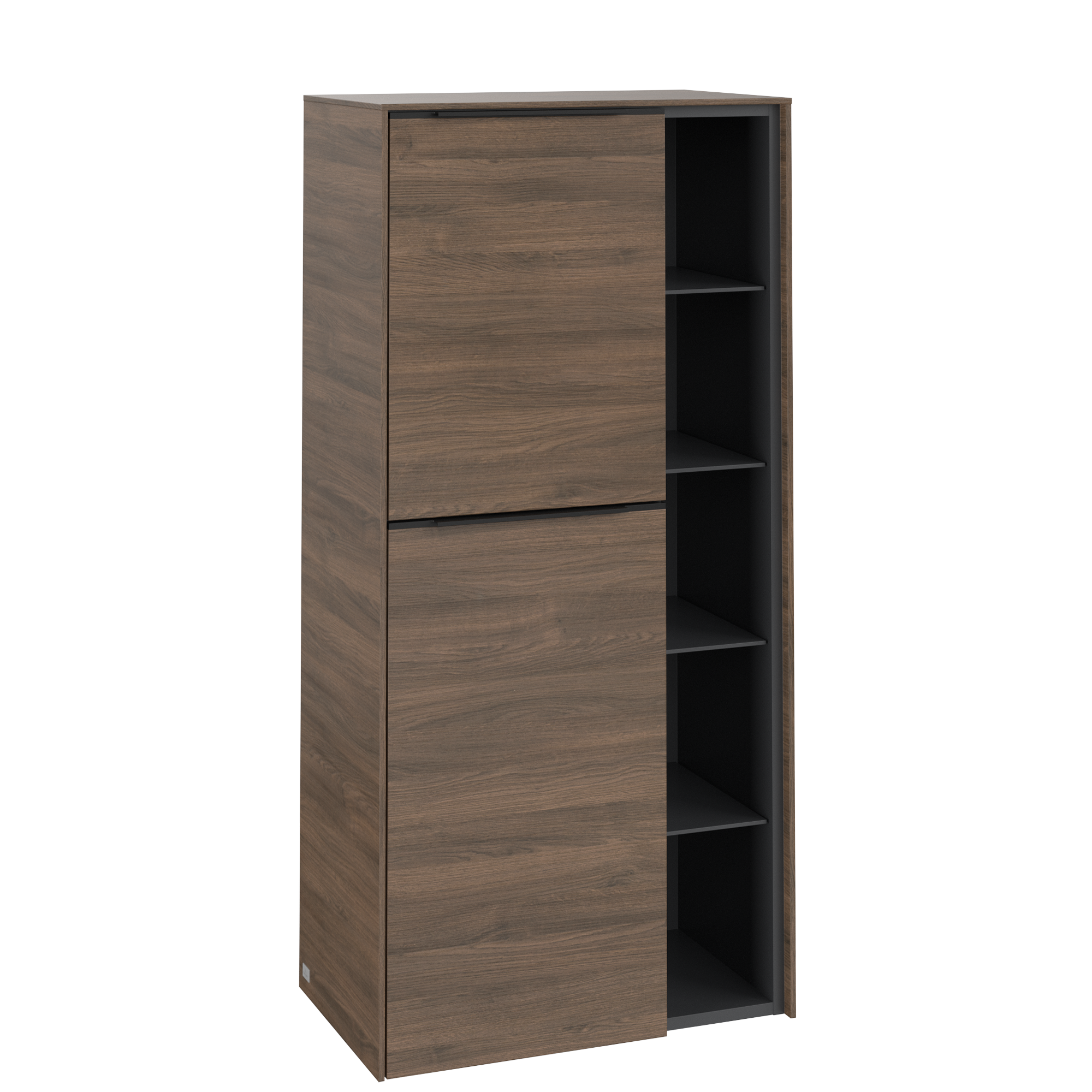 Villeroy & Boch Subway 3.0 Medium-height cabinet, 2 doors, 574x1200x346mm, Body: Arizona Oak, Front: Arizona Oak