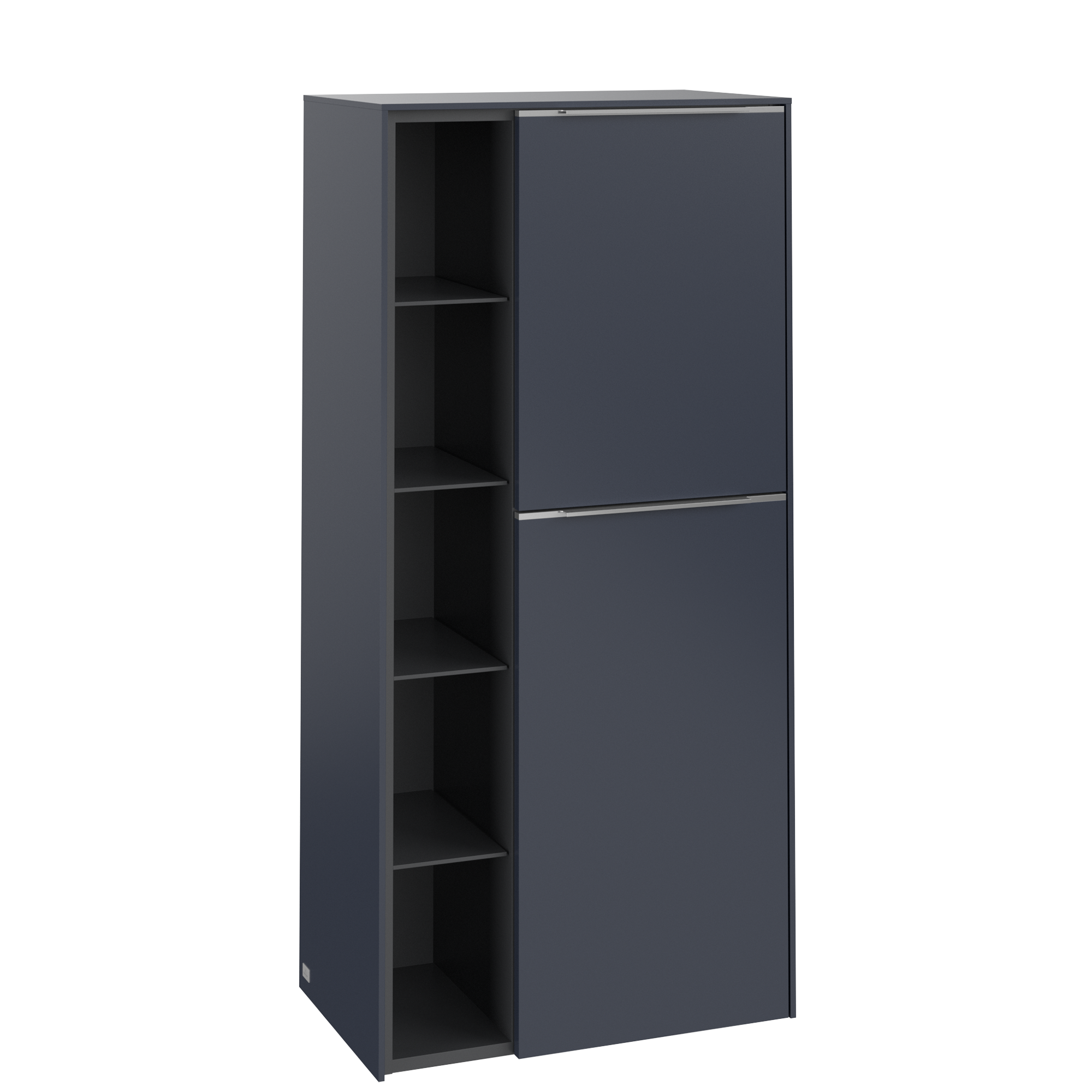 Villeroy & Boch Subway 3.0 Medium-height cabinet, 2 doors, 574x1200x346mm, Body: Marine Blue, Front: Marine Blue