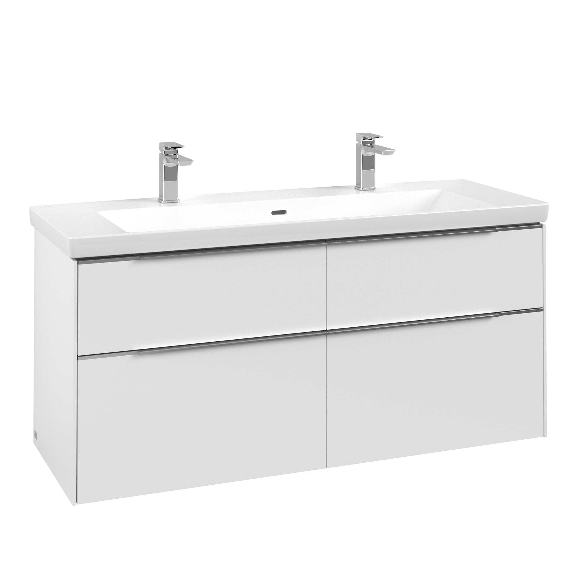 Villeroy & Boch Subway 3.0 Szafka podumywalkowa, 4 elementy wysuwane, 1272x576x462mm, Korpus: Pure White, Front: Pure White