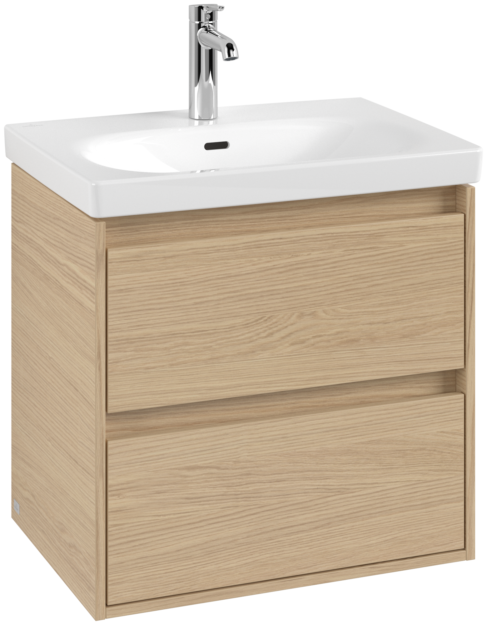 Villeroy & Boch Skyla Szafka podumywalkowa, 1 element wysuwany, 2 elementy wysuwane, 622x596x439mm, Korpus: Nordic Oak, Front: Nordic Oak