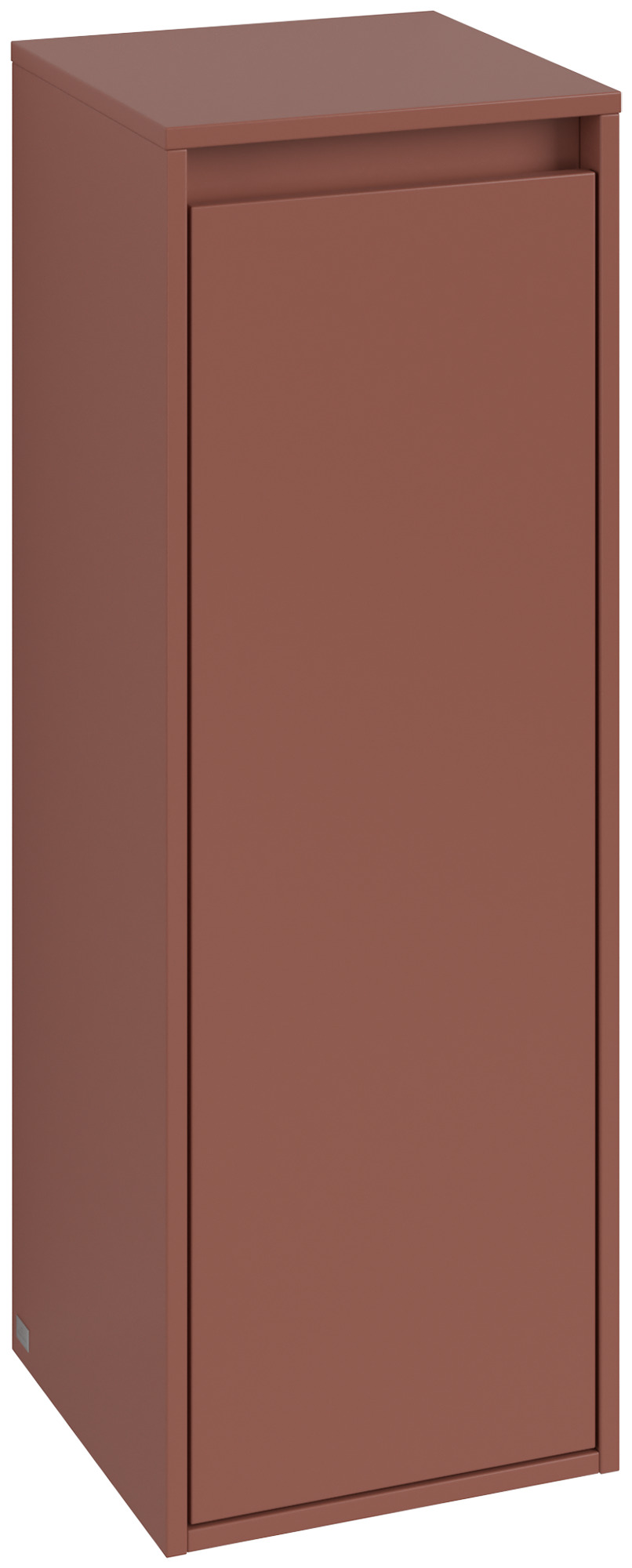 Villeroy & Boch Skyla Armadio laterale, 1 anta, 1 cassetto, 350x1000x349mm, Corpo: Wine Red, Fronte: Wine Red