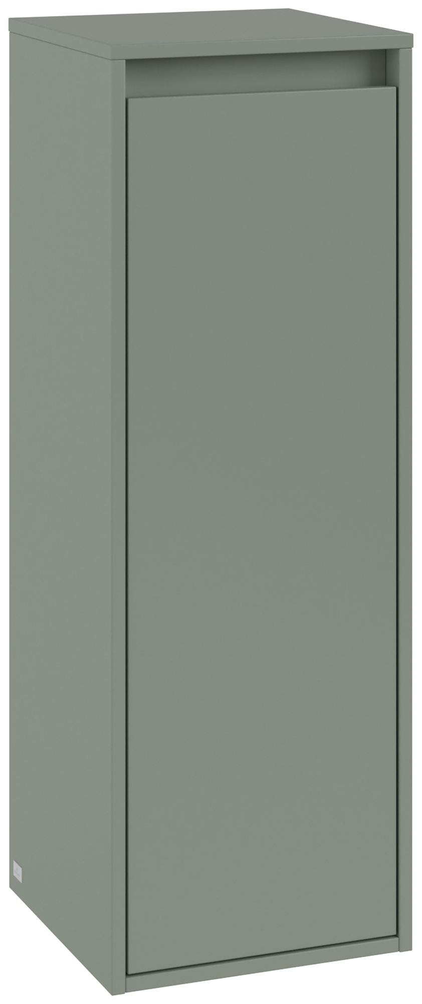 Villeroy & Boch Skyla Armoire latérale, 1 porte, 1 tiroir, 350x1000x349mm, Caisson: Soft Green, Façade: Soft Green