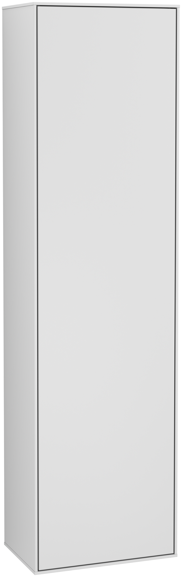 Villeroy & Boch Finion Hochschrank, 1 Tür, 418x1516x270mm, Korpus: White Matt Lacquer, Front: White Matt Lacquer