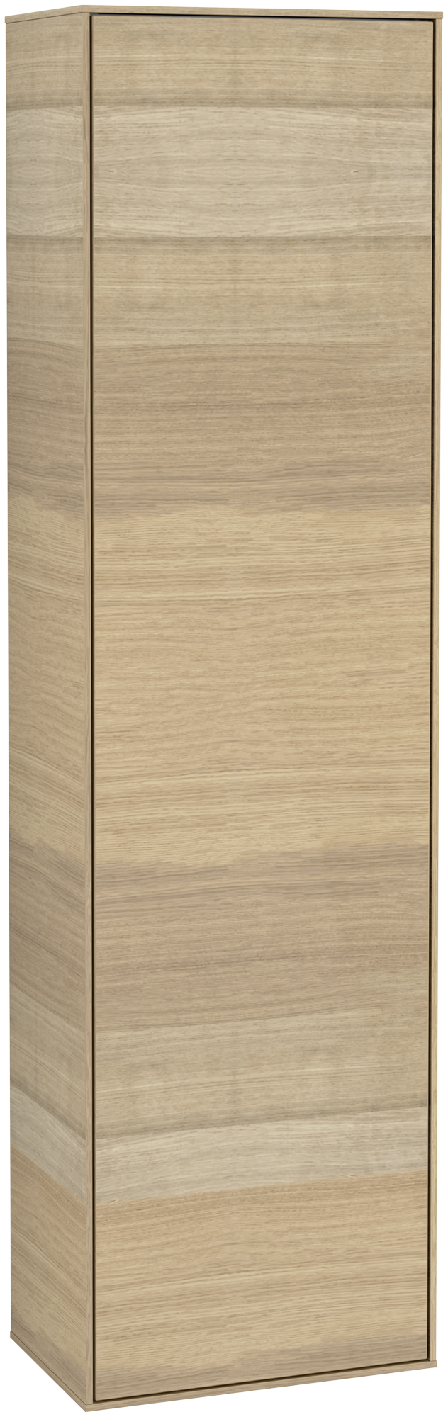 Villeroy & Boch Finion Hochschrank, 1 Tür, 418x1516x270mm, Korpus: Oak Veneer, Front: Oak Veneer