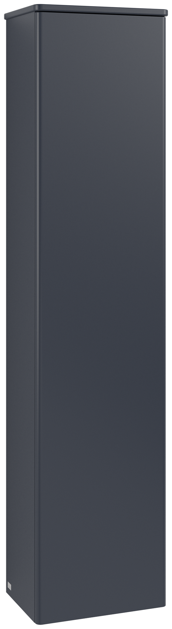 Villeroy & Boch Antao Hoge kast, 1 deur, 414x1719x287mm, front zonder structuur, Corpus: Midnight Blue Matt Lacquer, Front: Midnight Blue Matt Lacquer, Afdekplaat: Midnight Blue Matt Lacquer