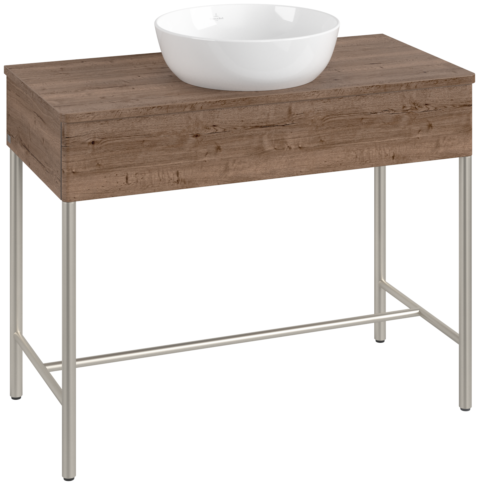 Villeroy & Boch Artis Waschbeckenunterschrank mit Metallgestell, 1 pull-out compartment